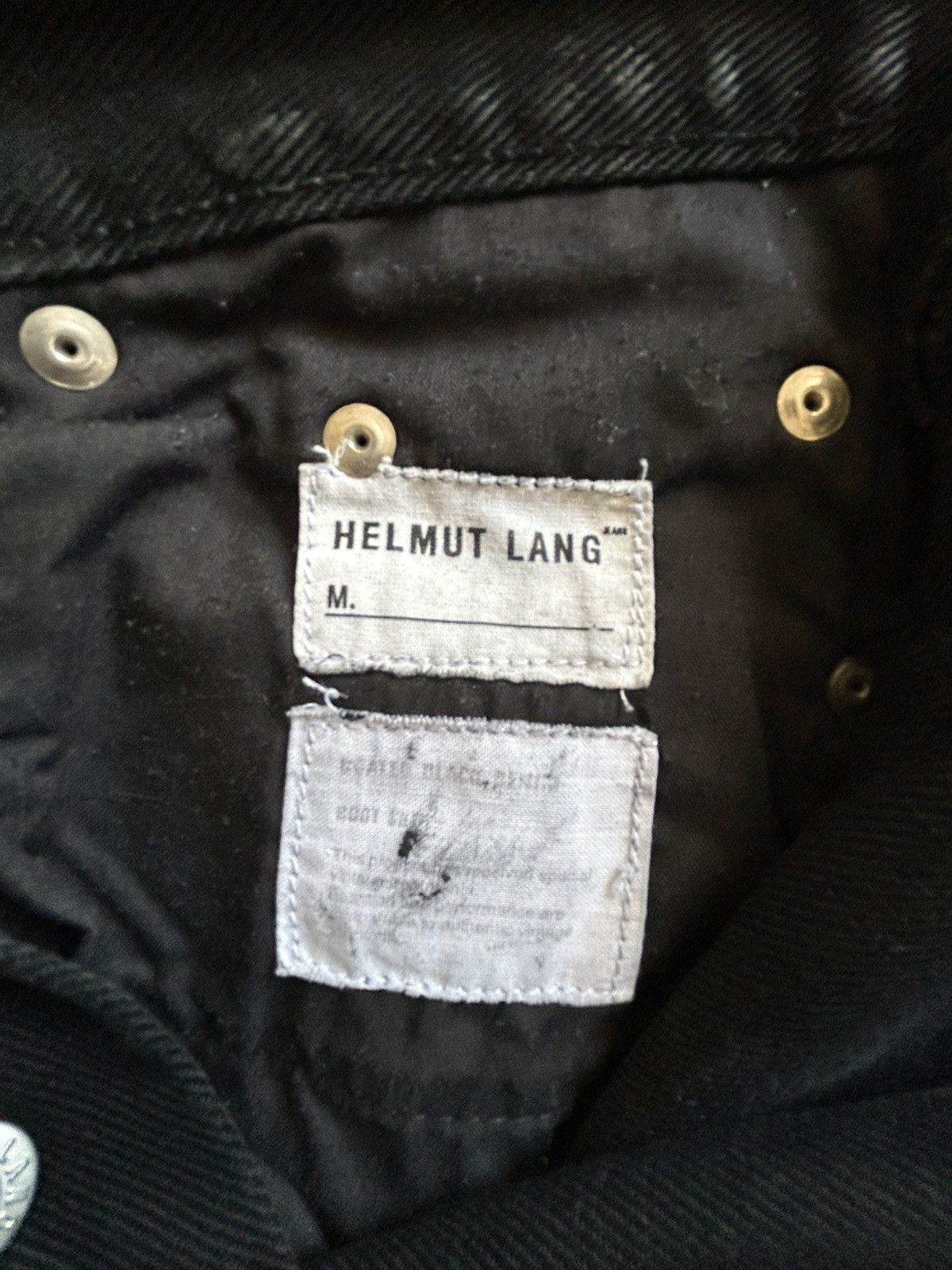 Helmut Lang Helmut lang 1998 waxed bootcut denim Size US 29 - 4 Thumbnail