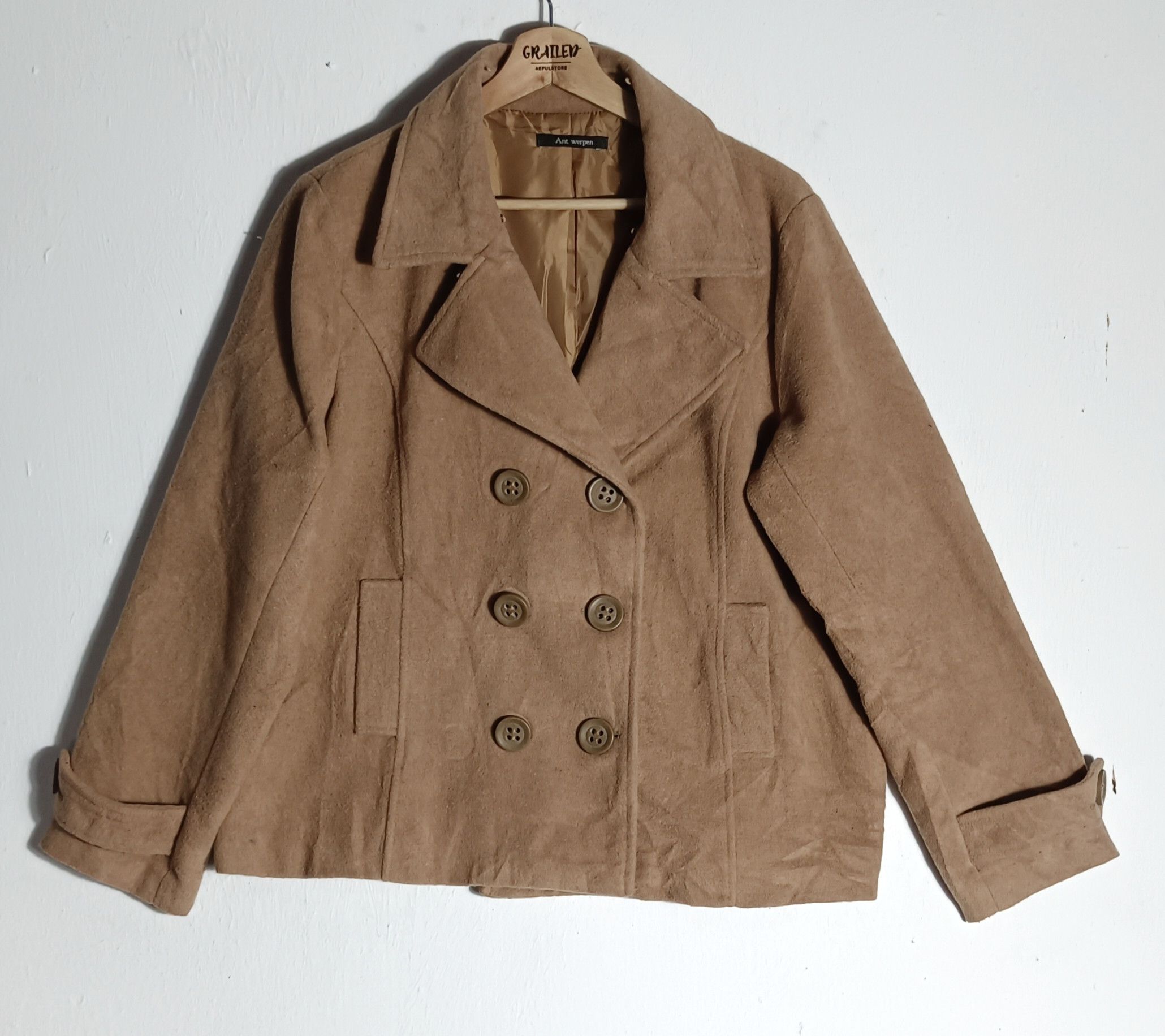 Designer × Japanese Brand Vintage 🔥 Ant Werpen Coat Winter Season Size XL / US 12-14 / IT 48-50 - 1 Thumbnail