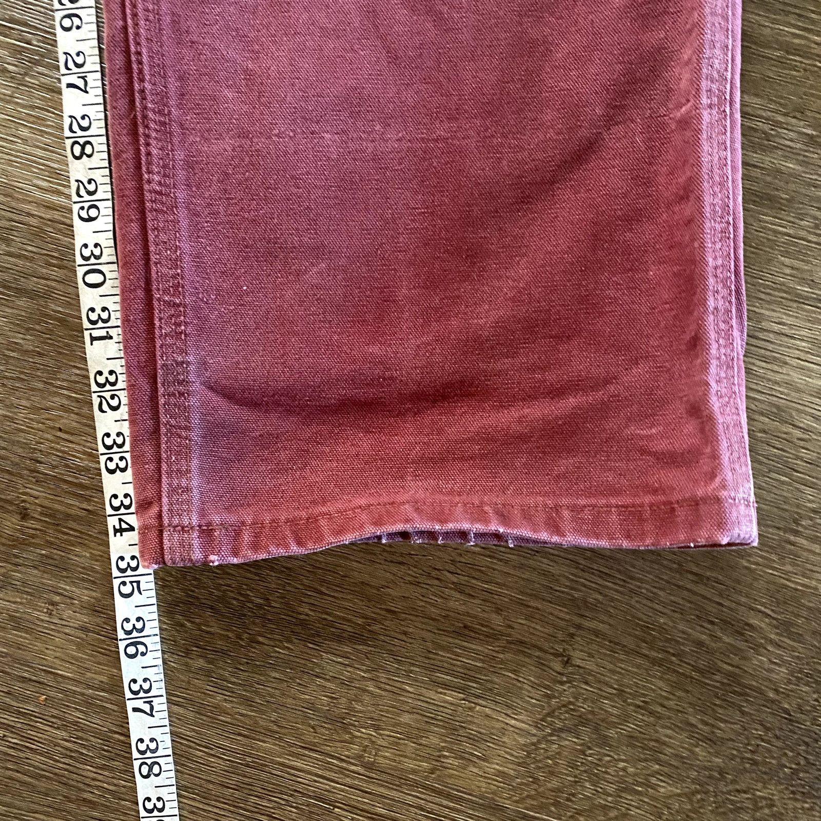 Carhartt Rare Red Carhartt Canvas Carpenter Pants Size US 34 / EU 50 - 4 Thumbnail