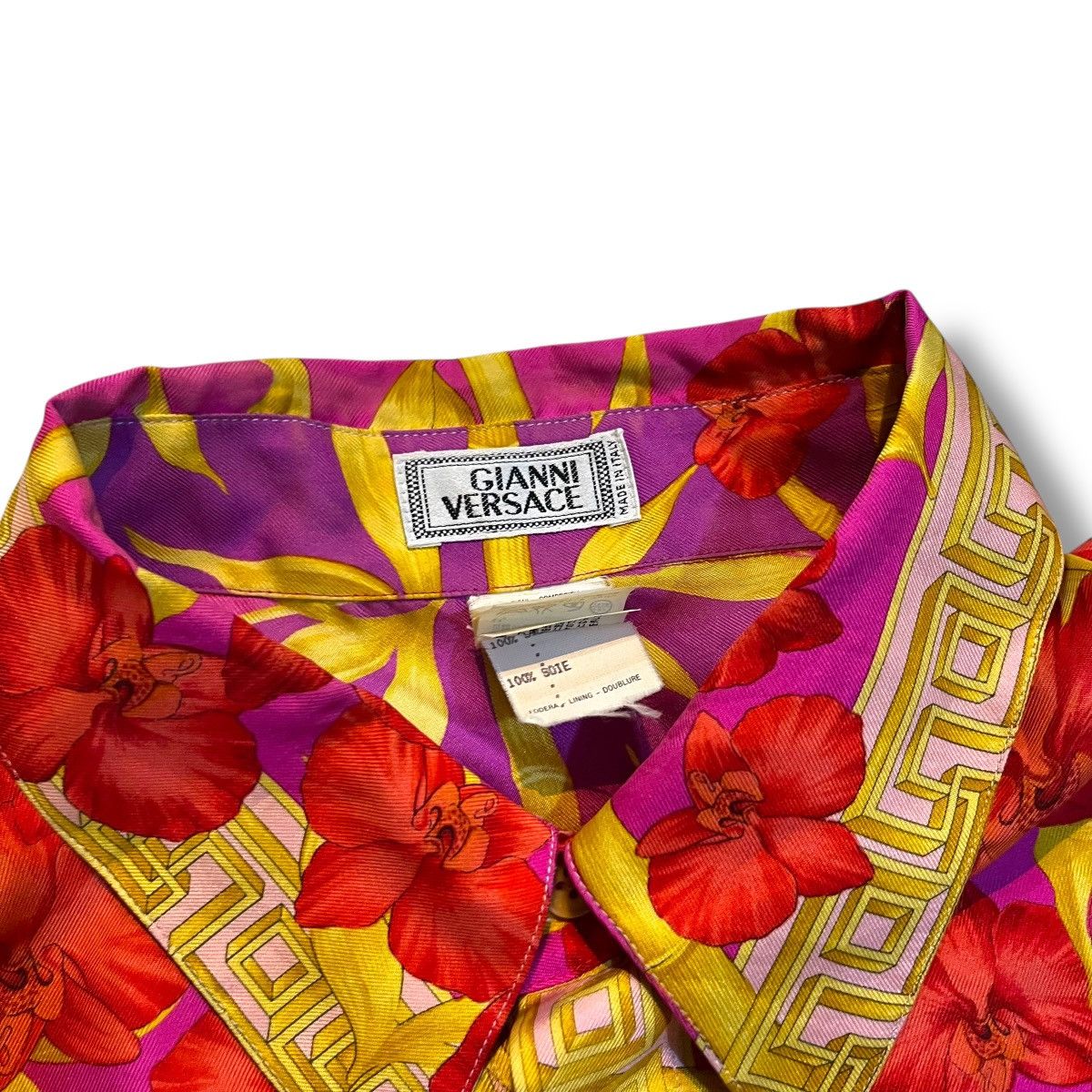 Versace Vintage versace long sleeve baroque button ups shirt Size US M / EU 48-50 / 2 - 7 Thumbnail