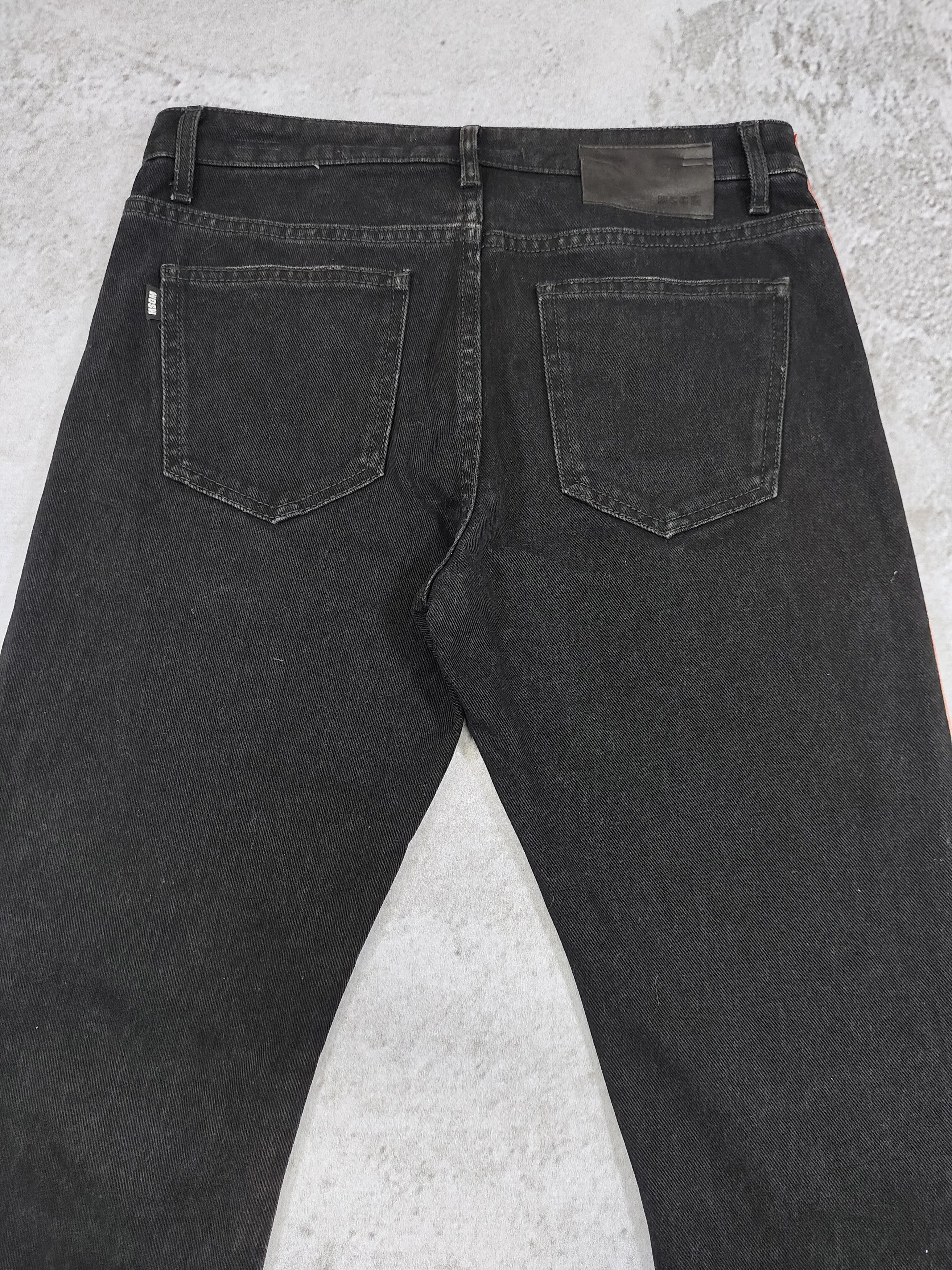 MSGM MSGM Milano- Logo Tape Side Stripe Cropped Jeans Size 30" / US 8 / IT 44 - 5 Thumbnail