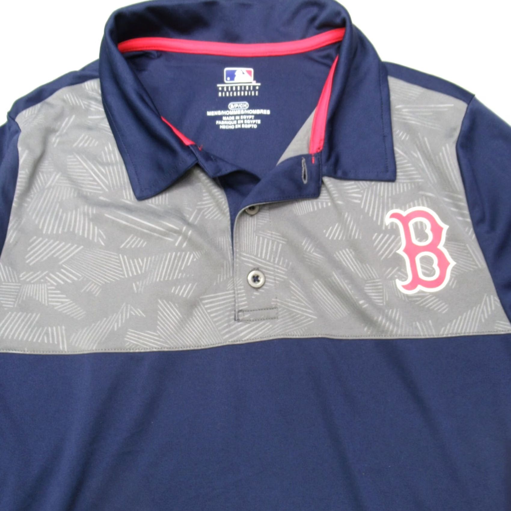 MLB Boston Red Sox Polo Shirt Mens Small MLB Colorblock Short Sleeve Jersey NEW Size US S / EU 44-46 / 1 - 5 Thumbnail
