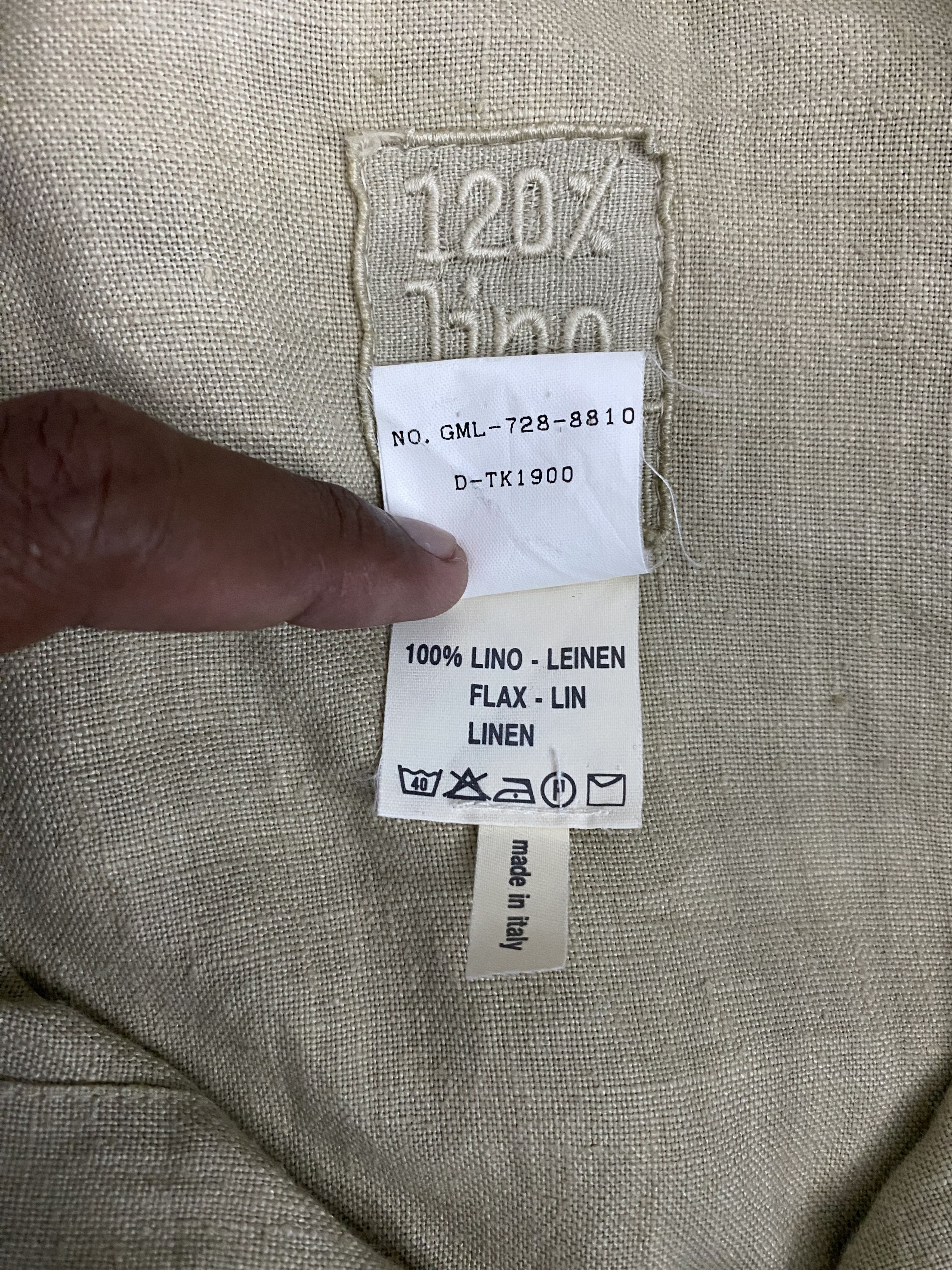 120% Lino 120% Lino Linen Canvas Overshirt Minimalist Jacket Size US S / EU 44-46 / 1 - 11 Thumbnail
