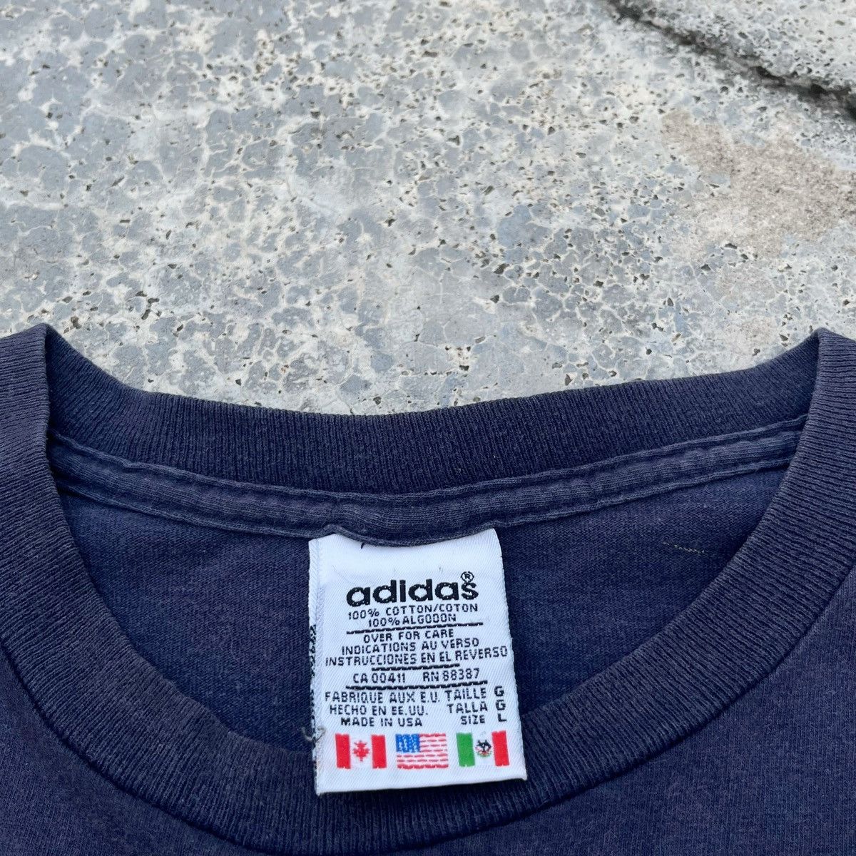 Adidas Adidas 90s Trefoil Nice Big Logo Mirror Print Out Design Size US XL / EU 56 / 4 - 6 Thumbnail