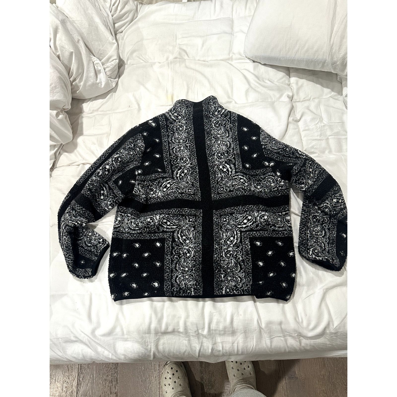 Supreme Supreme reversible Bandana Fleece Jacket size Large Size US L / EU 52-54 / 3 - 5 Thumbnail