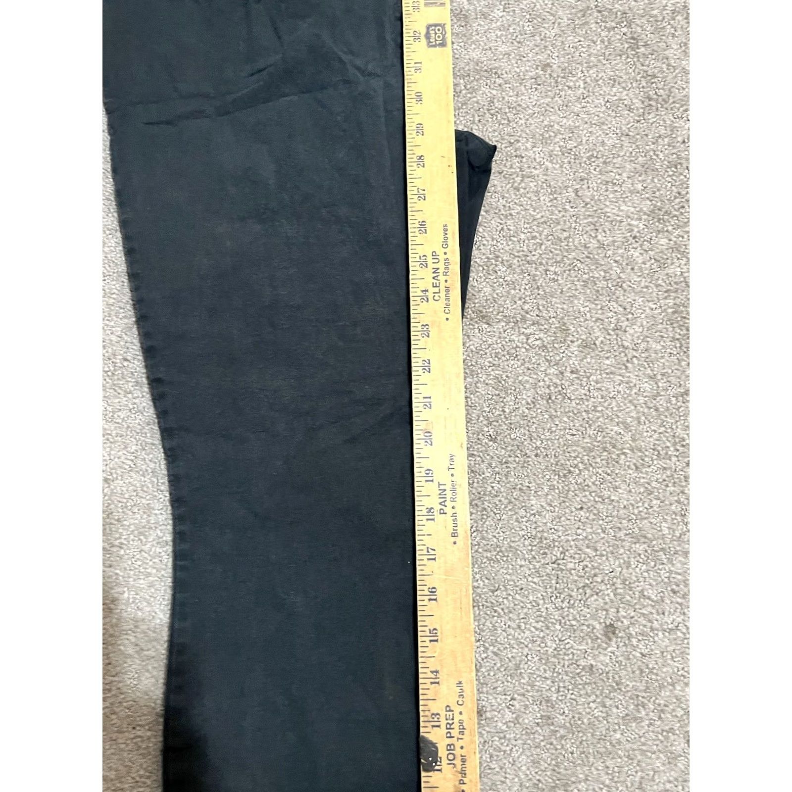 Old Navy Old Navy Womens 4 Black High Rise Pixie Flare Stretch Work Slacks - Business Casual Size 27" / US 4 / IT 40 - 6 Thumbnail