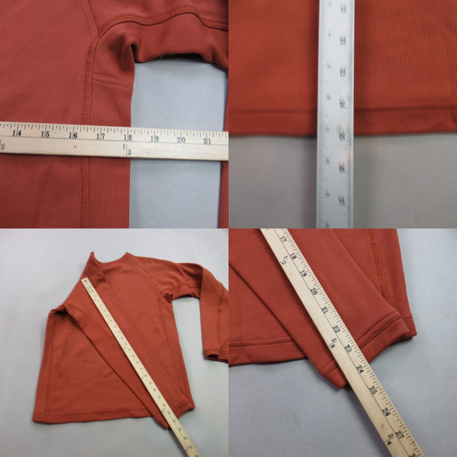 Prana prAna Sweater Mens Medium Long Sleeve V Neck Pullover Rust Lightweight Casual Size US M / EU 48-50 / 2 - 8 Thumbnail