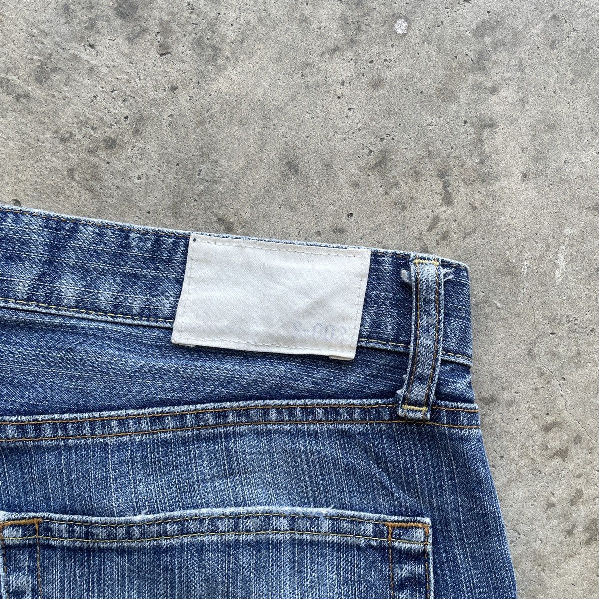 Japanese Brand × Jean × Vintage W33x28.5 Vintage Japanese Jeans Faded Denim Pants Size US 33 - 8 Thumbnail