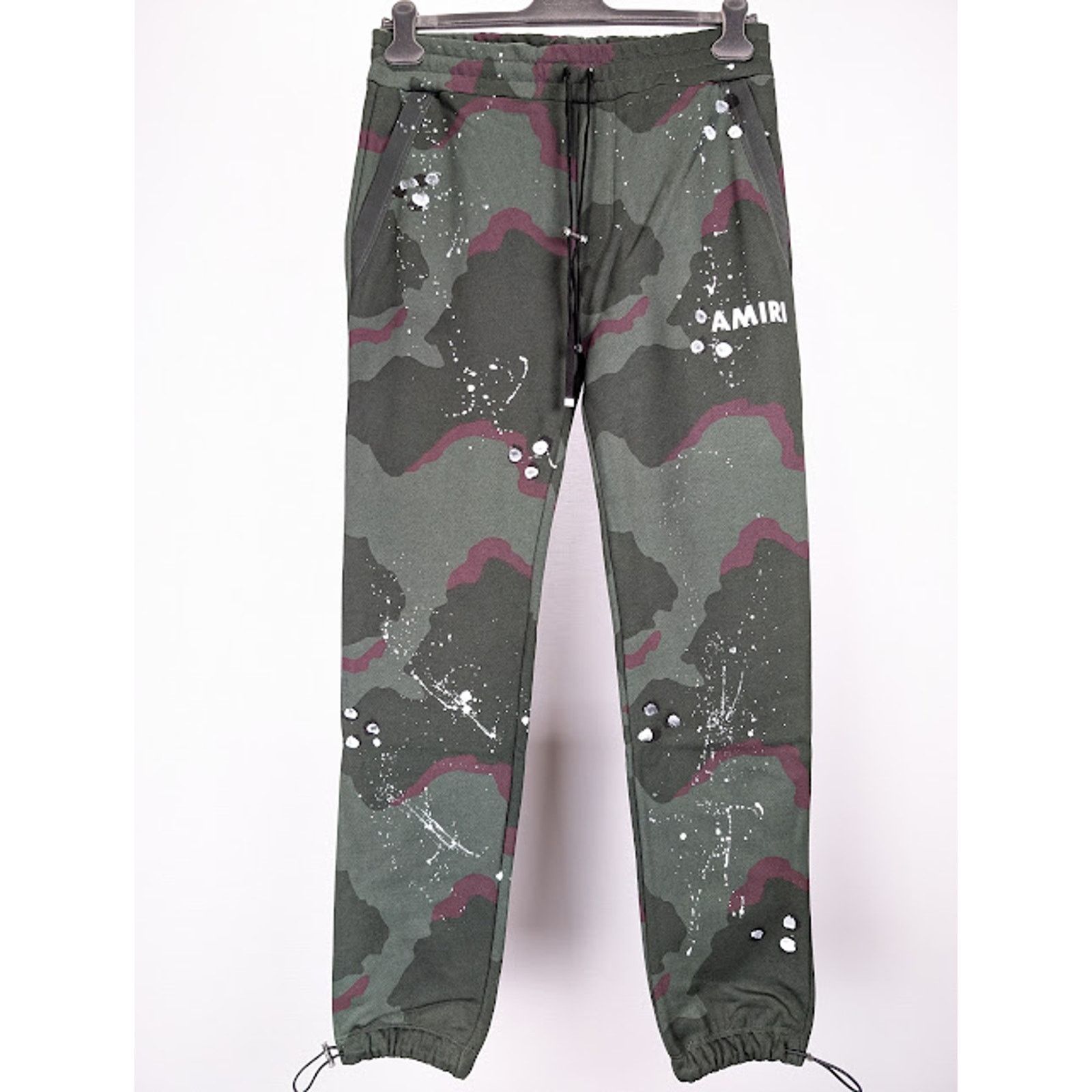 Amiri o1rshd1 Army Logo Sweatpant in Camo Size US 30 / EU 46 - 2 Thumbnail
