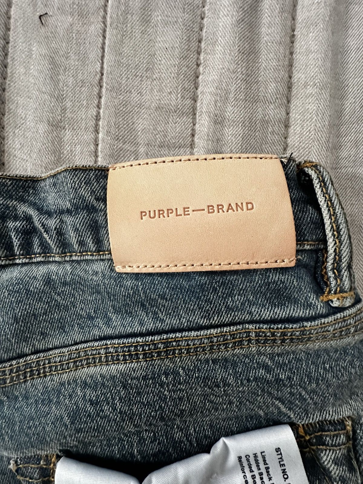 Purple Brand Purple Brand Vintage Destroy Boot Cut Skinny Jeans Size US 31 - 5 Thumbnail