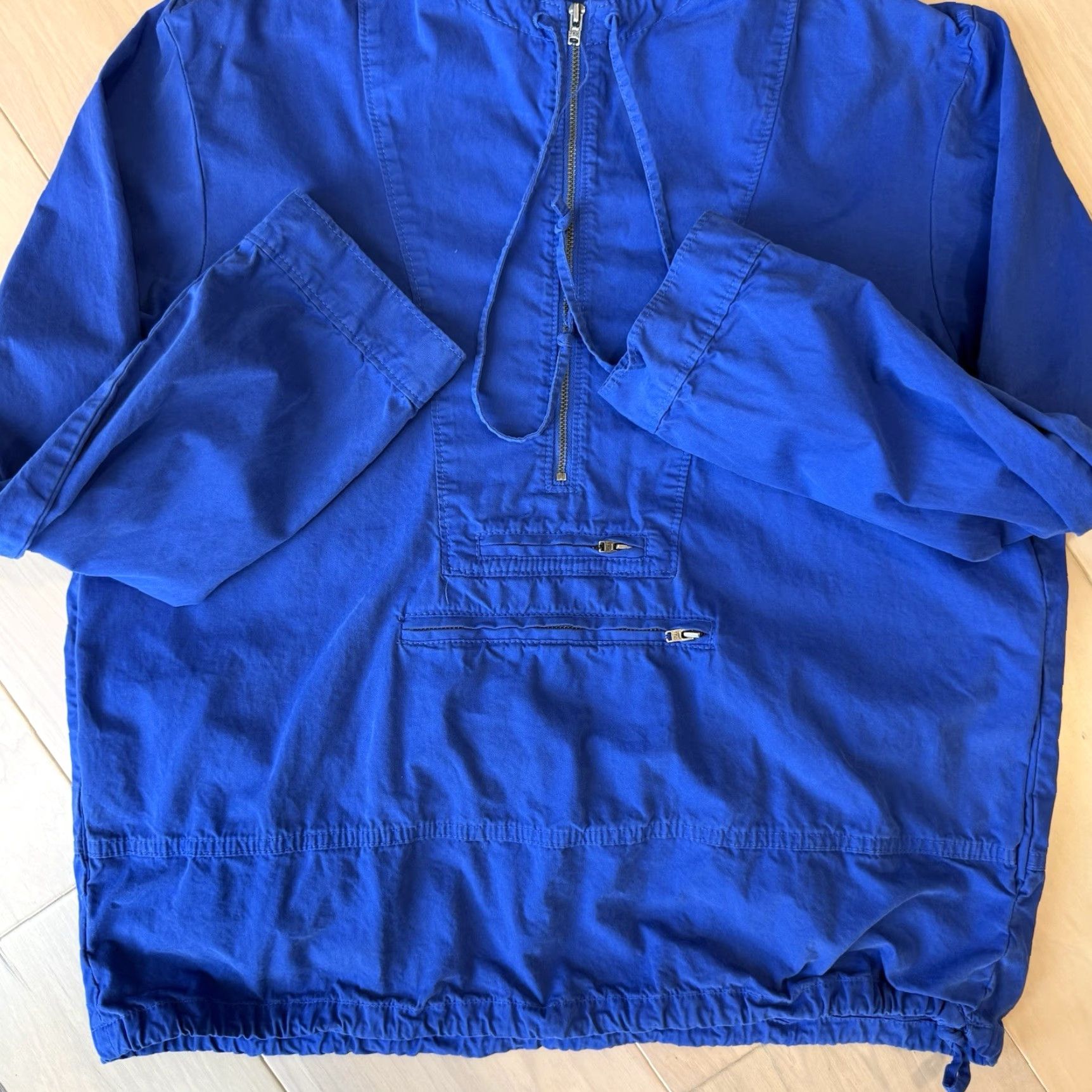 J.Crew J Crew Anorak Shirt Small Blue 1/2 Zip Cotton Pullover Heritage Military Workwear Mens Size US S / EU 44-46 / 1 - 6 Thumbnail