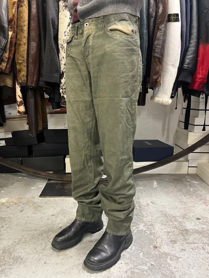 Dolce & Gabbana SS2006 Dolce & Gabbana Olive Green Pants Size US 31 - 5 Thumbnail