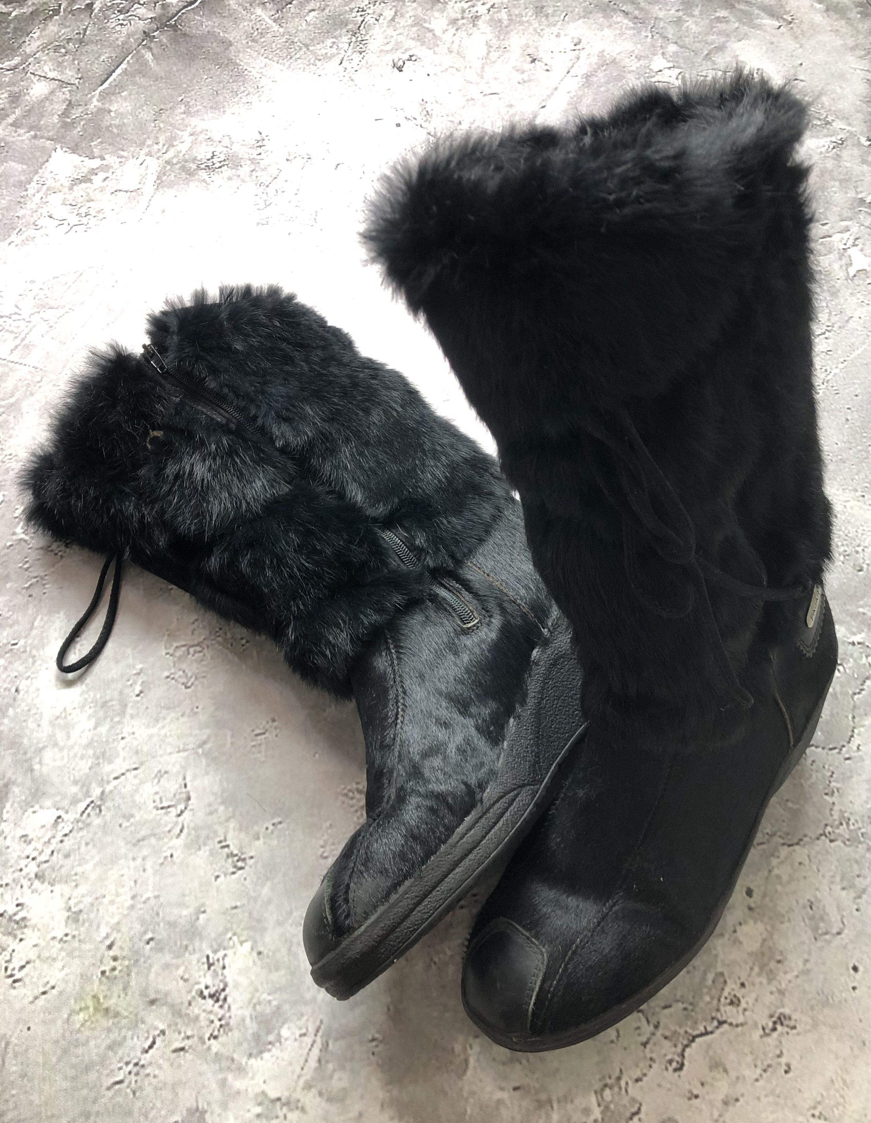 Vintage Vintage Amazing Faux Fur Boots Size US 11 / IT 41 - 1 Thumbnail