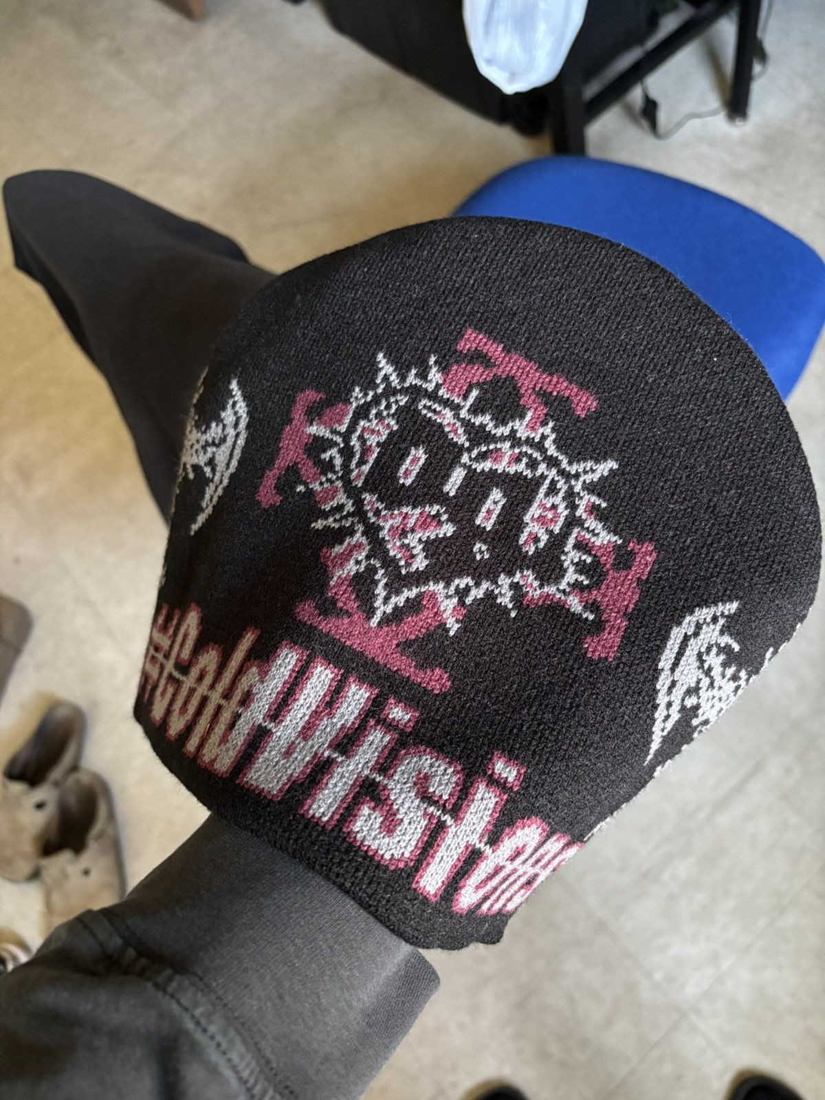 Drain Gang × Sad Boys BLADEE COLD VISIONS BEANIE Size ONE SIZE - 2 Thumbnail