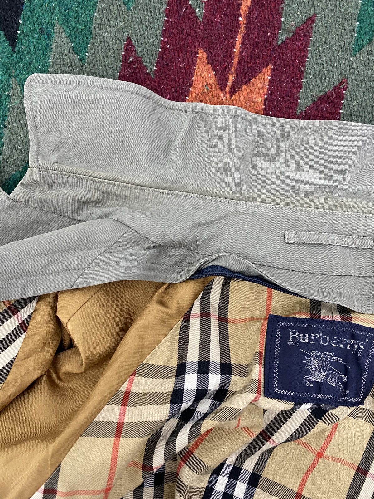 Burberry Vintage 90's Burberrys' Novacheck Lining Trechcoat Size US L / EU 52-54 / 3 - 10 Thumbnail