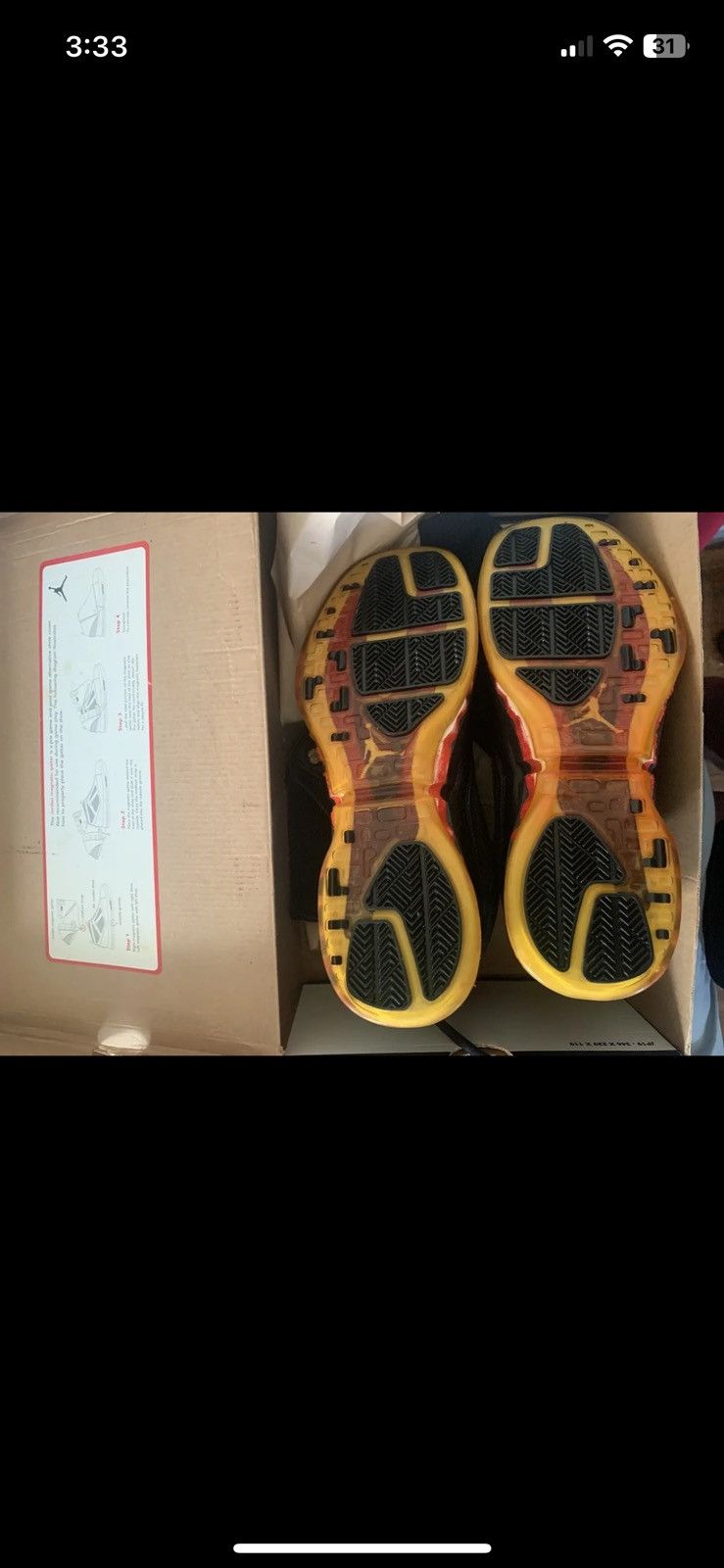 Jordan 16 XVI 2001 OG 136059-061 SIZE 9.5