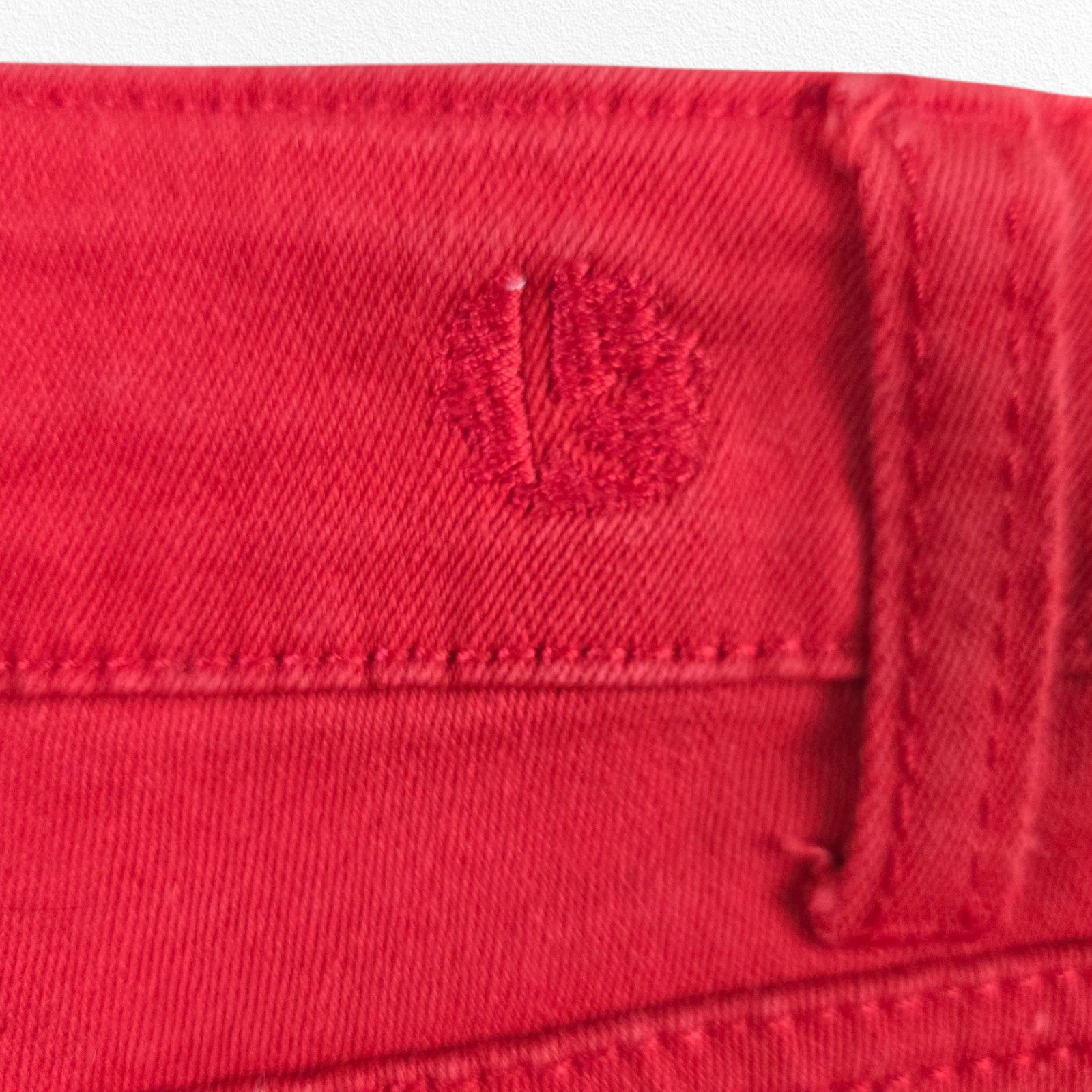 Other Bright Red Ankle Skinny Jeans Size 4 Size 27" / US 4 / IT 40 - 6 Thumbnail
