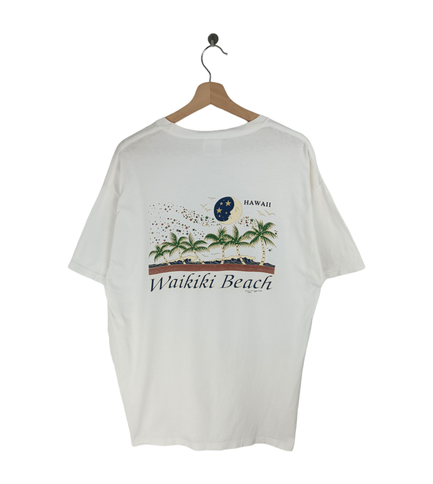 Vintage VINTAGE Y2K WAIKIKI BEACH HAWAII GUAM SURF SUN TEE Size US L / EU 52-54 / 3 - 1 Thumbnail