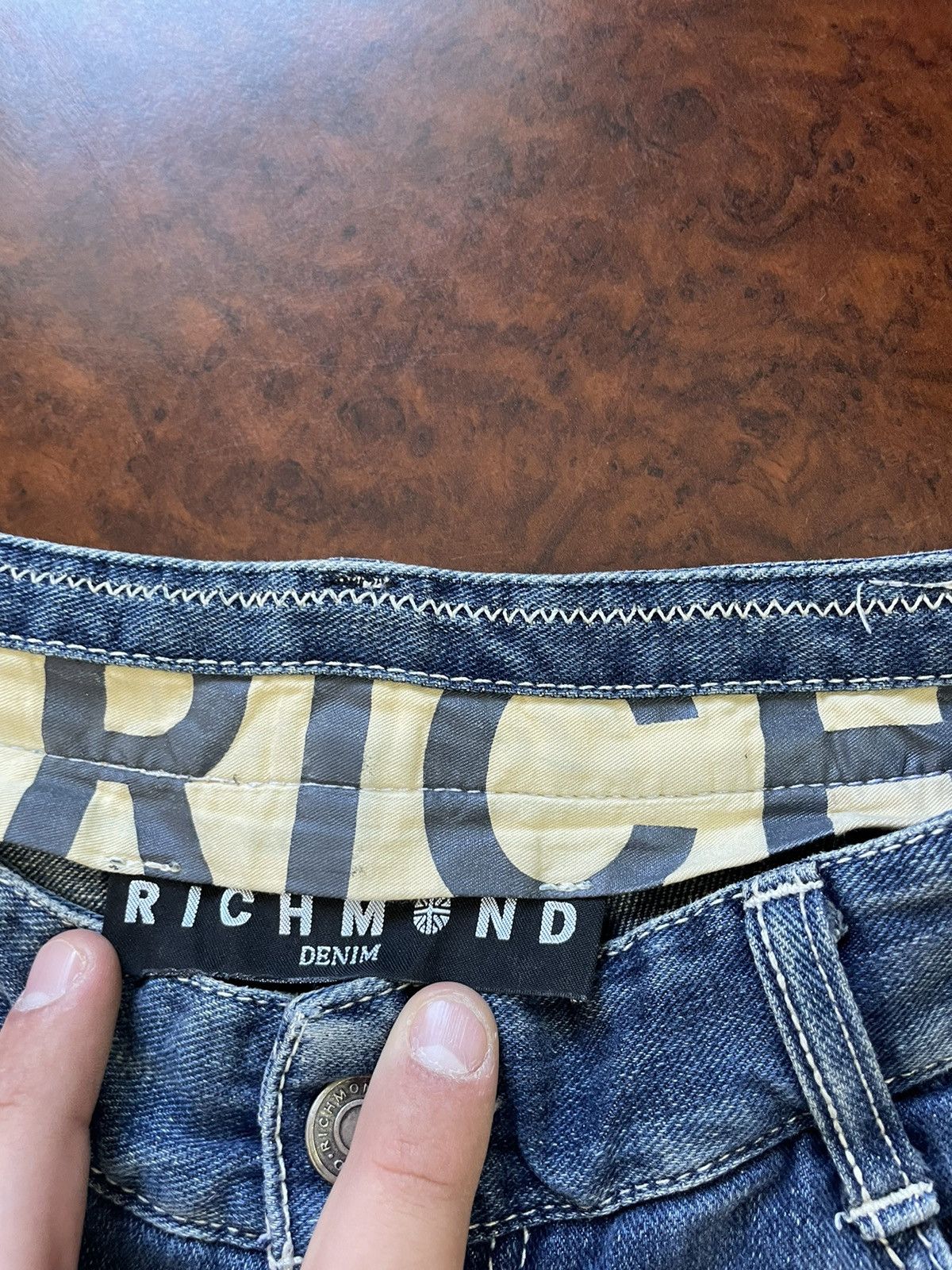 If Six Was Nine × Richmond Denim Richmond Denim Distressed Flare Jeans pants chrome hysteric Size US 31 - 5 Thumbnail