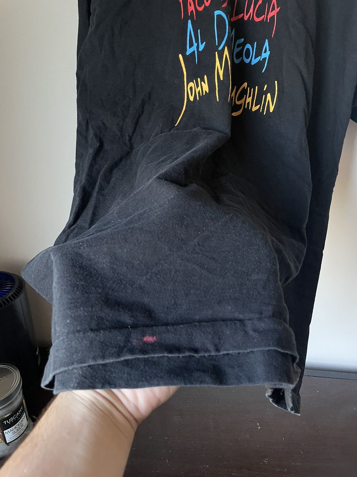 Vintage Vintage 1996 paco de lucia ,Al di Meola, John McLaughlin tee Size US XL / EU 56 / 4 - 5 Thumbnail