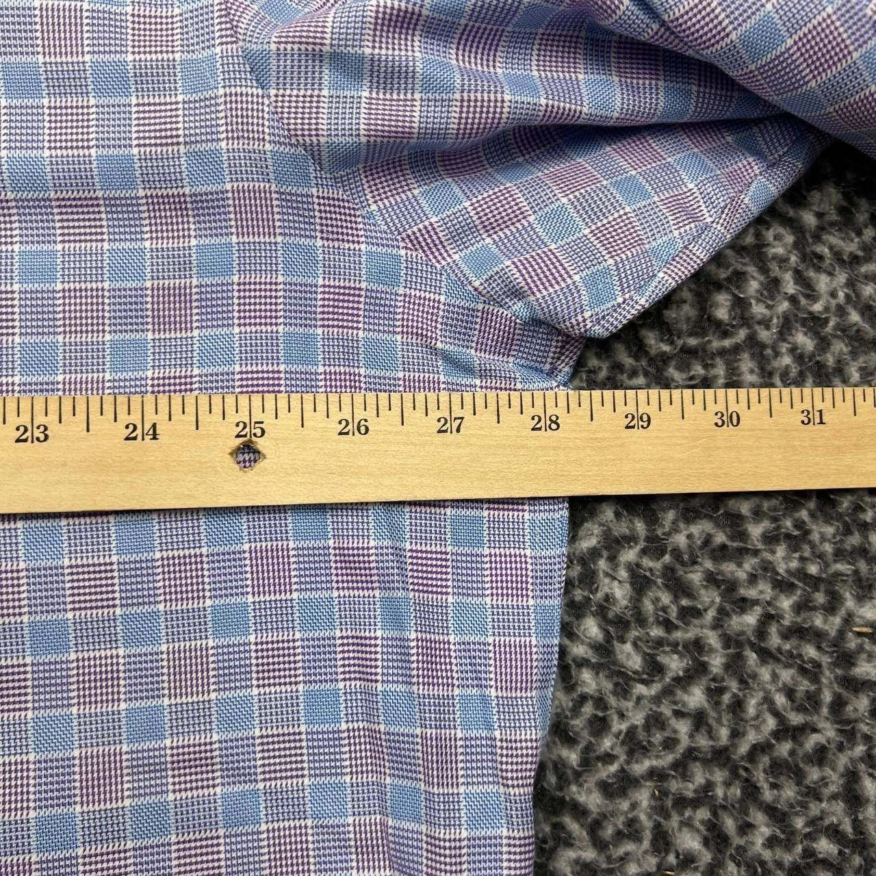 Pronto Uomo Pronto Uomo Button Up Shirt Men 18 Plaid Collared Cotton Size US M / EU 48-50 / 2 - 6 Thumbnail