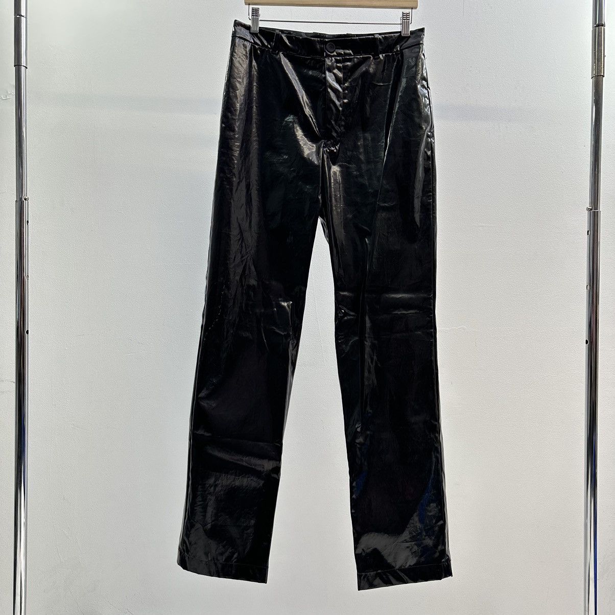 Balenciaga Balenciaga Faux Leather Packable Pants Size US 32 / EU 48 - 1 Thumbnail
