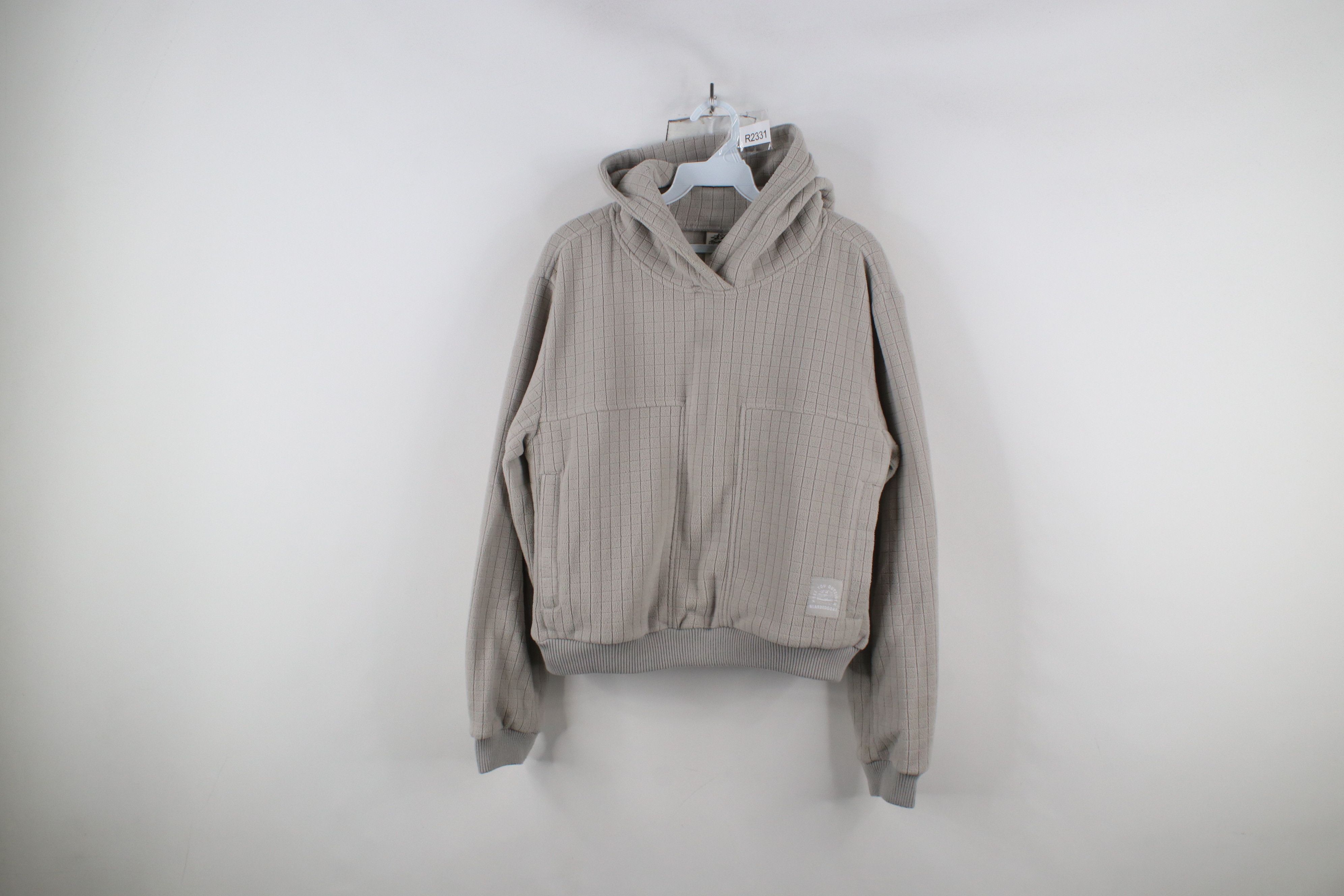 Vintage Beardedgoat Spell Out Sierra Fleece Hoodie Sweatshirt Gray Size M / US 6-8 / IT 42-44 - 1 Thumbnail