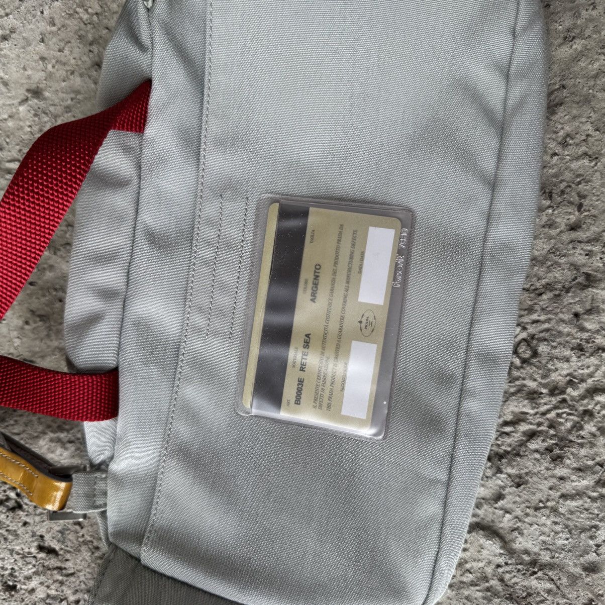Prada Prada Metallic Silver Nylon Chest Rig Bag Size ONE SIZE - 5 Thumbnail