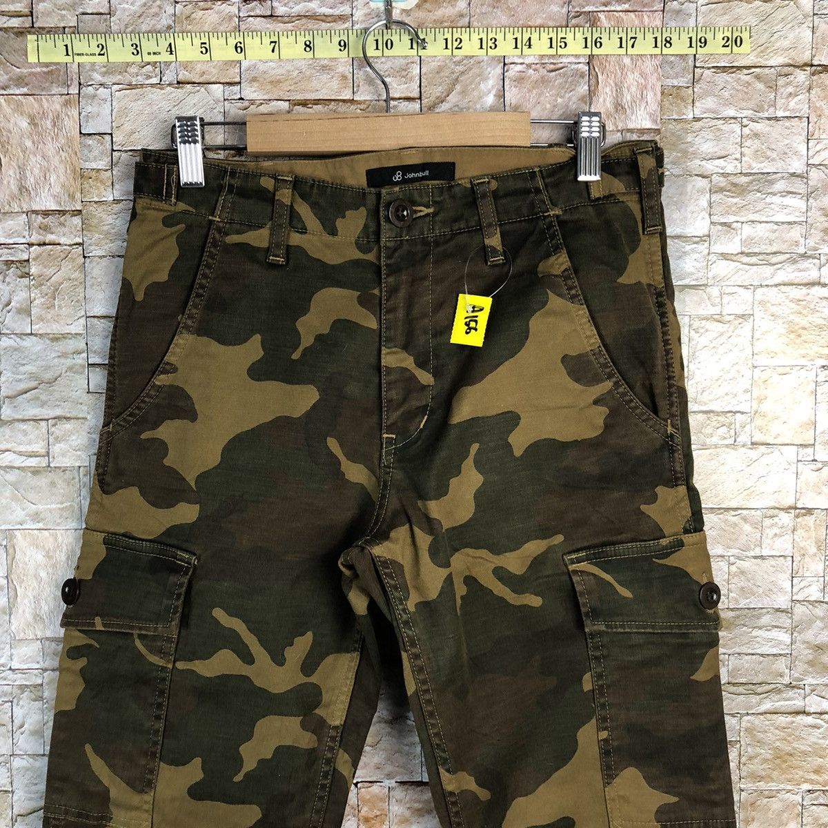 Johnbull John Bull Camo utility military japan Brown Pants #A156 Size US 28 / EU 44 - 5 Thumbnail
