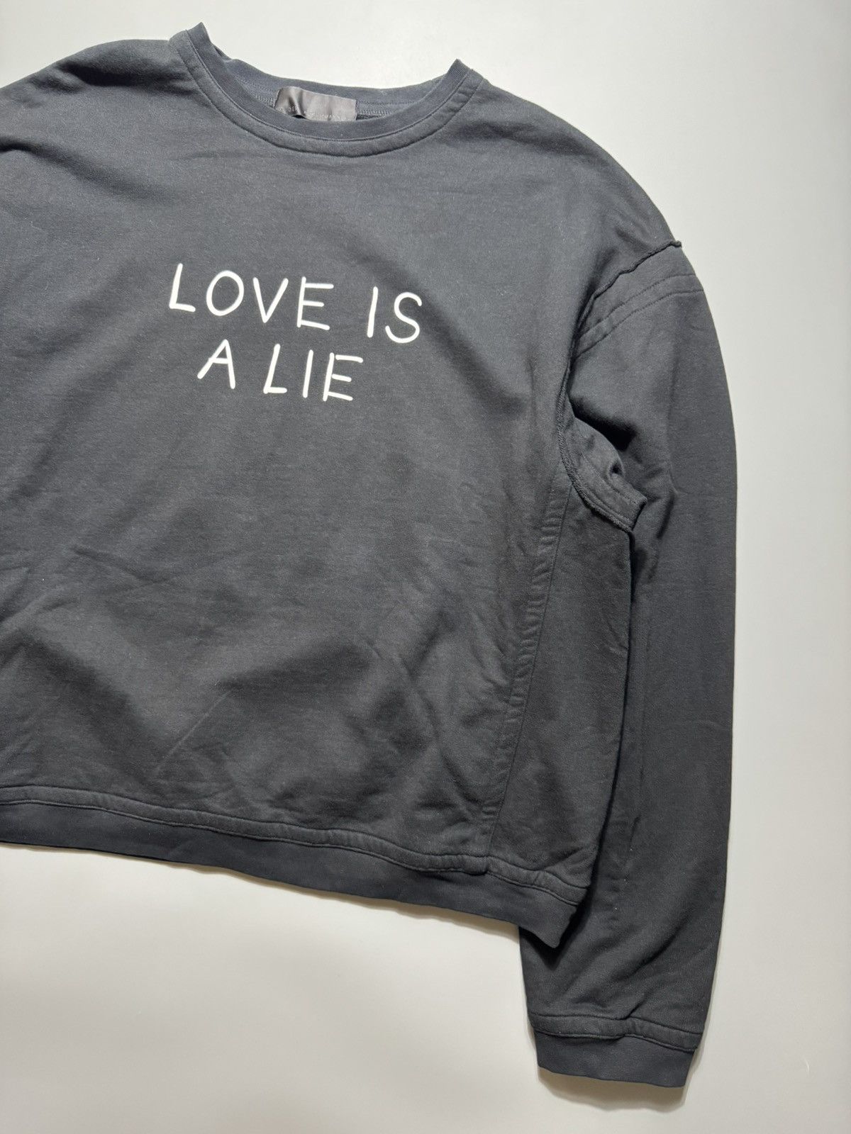 Haider Ackermann Haider Ackermann - Love is a lie - Sweatshirt Size US XXL / EU 58 / 5 - 2 Thumbnail