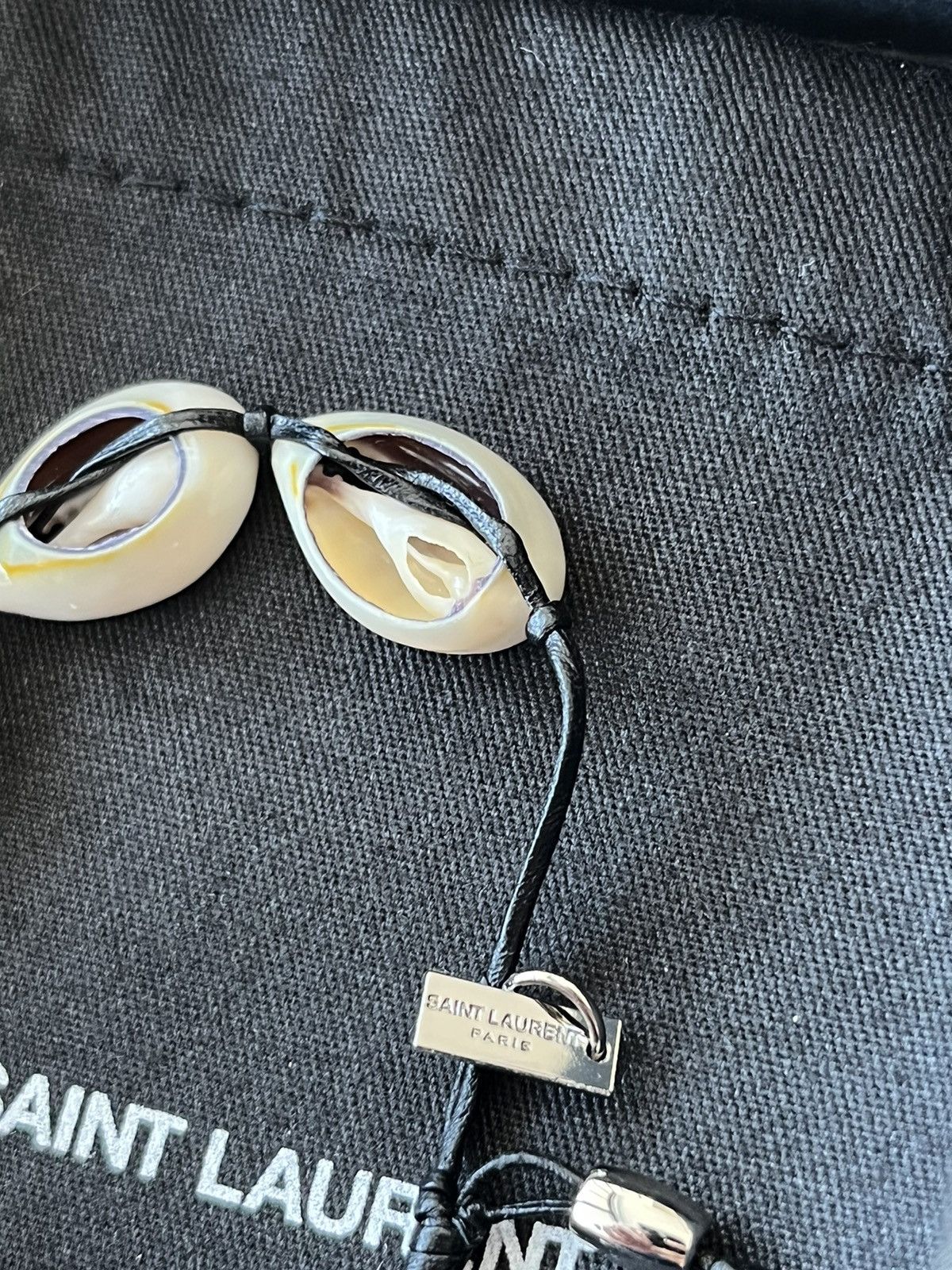 Saint Laurent Paris Super Rare Saint Laurent Runway Handmade 🐚 Shell Bracelet Size ONE SIZE - 6 Thumbnail