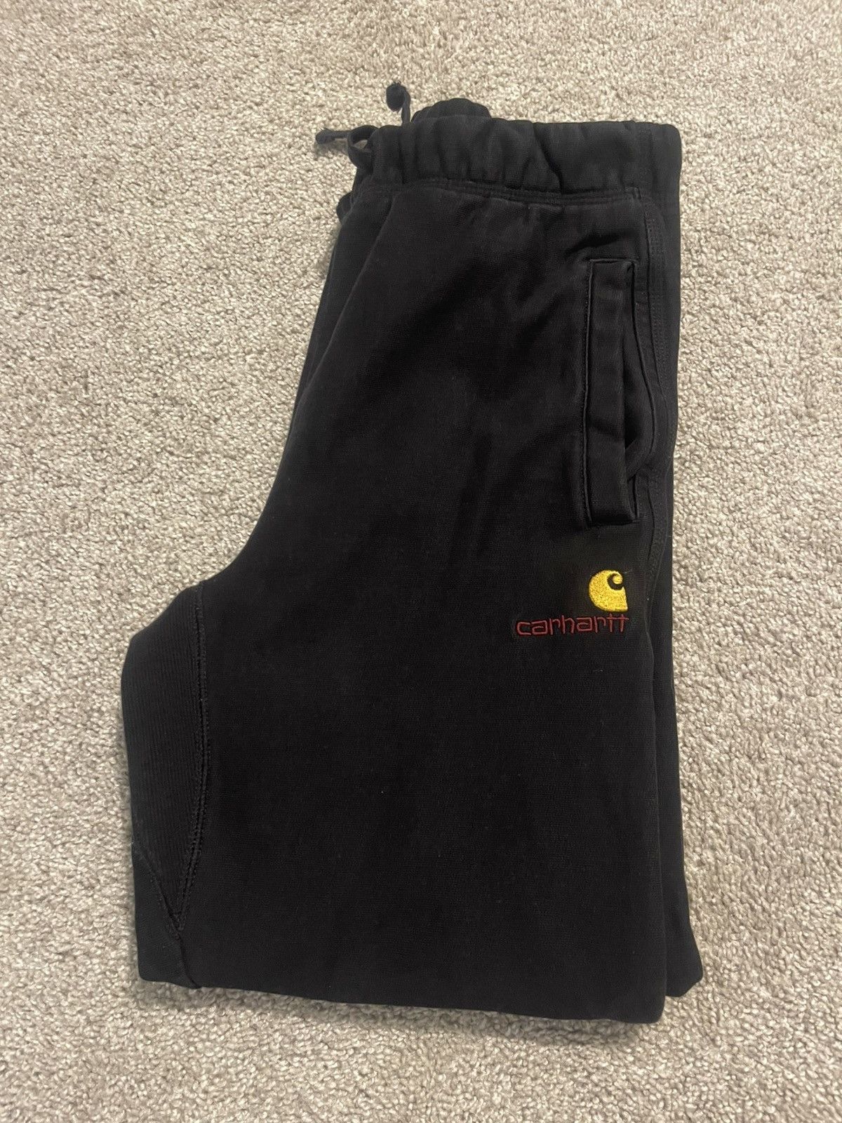 Carhartt Carhartt American Script Jogging Pant Black Size US 32 / EU 48 - 2 Thumbnail