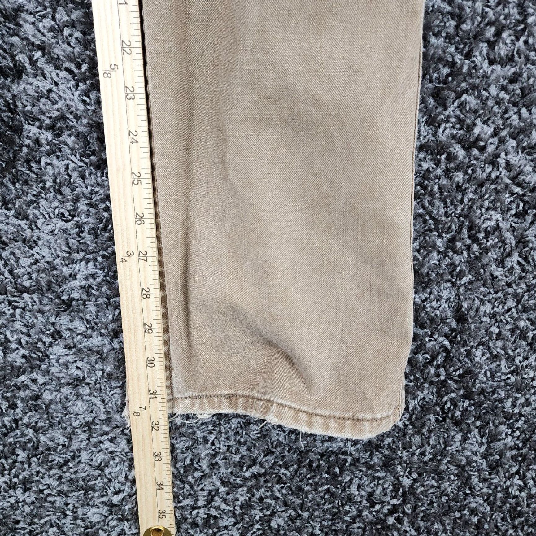 Levi's VINTAGE Levi's Mens Brown Distressed Relaxed Fit Straight Leg Jeans Size 30x32 Men's Denim Pants Size US 30 / EU 46 - 6 Thumbnail