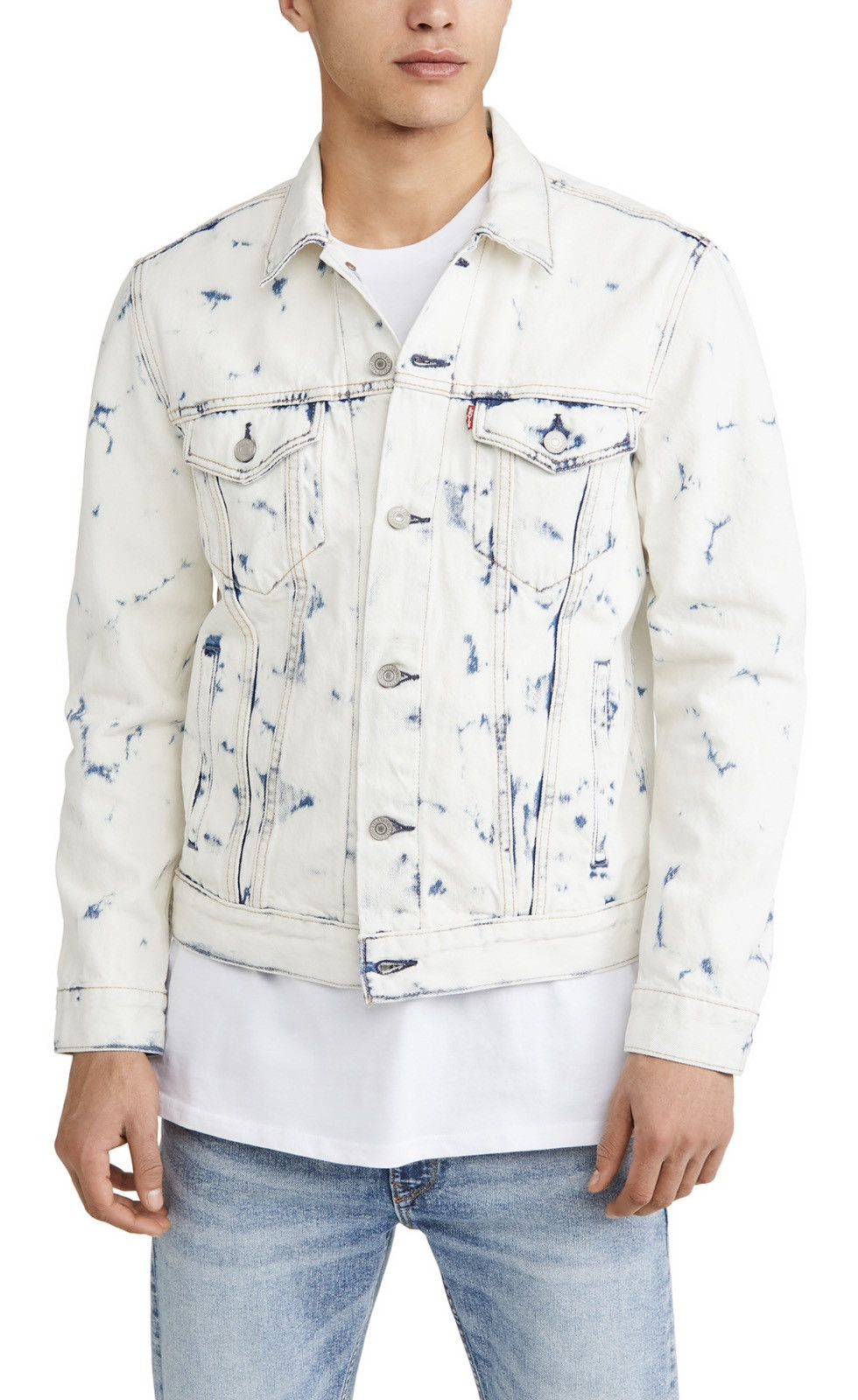 Levi's Levi’s Maison Margiela Style Denim Trucker Jacket Saltwater Size US M / EU 48-50 / 2 - 10 Thumbnail