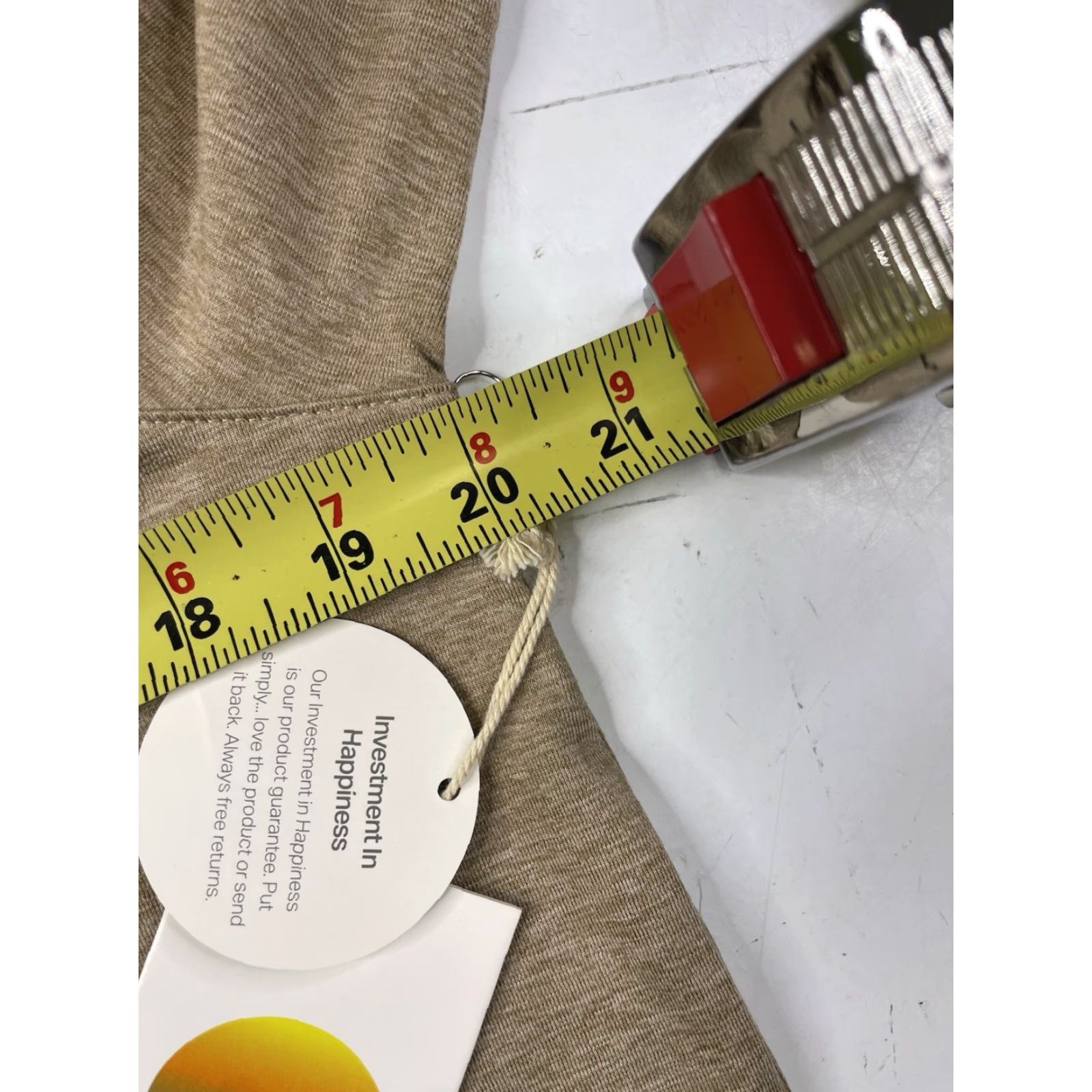 Vuori VUORI Hoodie Mens Small Pullover Beige Sweatshirt Logo NWT Sunday Element Pocket Hooded All Seasons Size US S / EU 44-46 / 1 - 6 Thumbnail