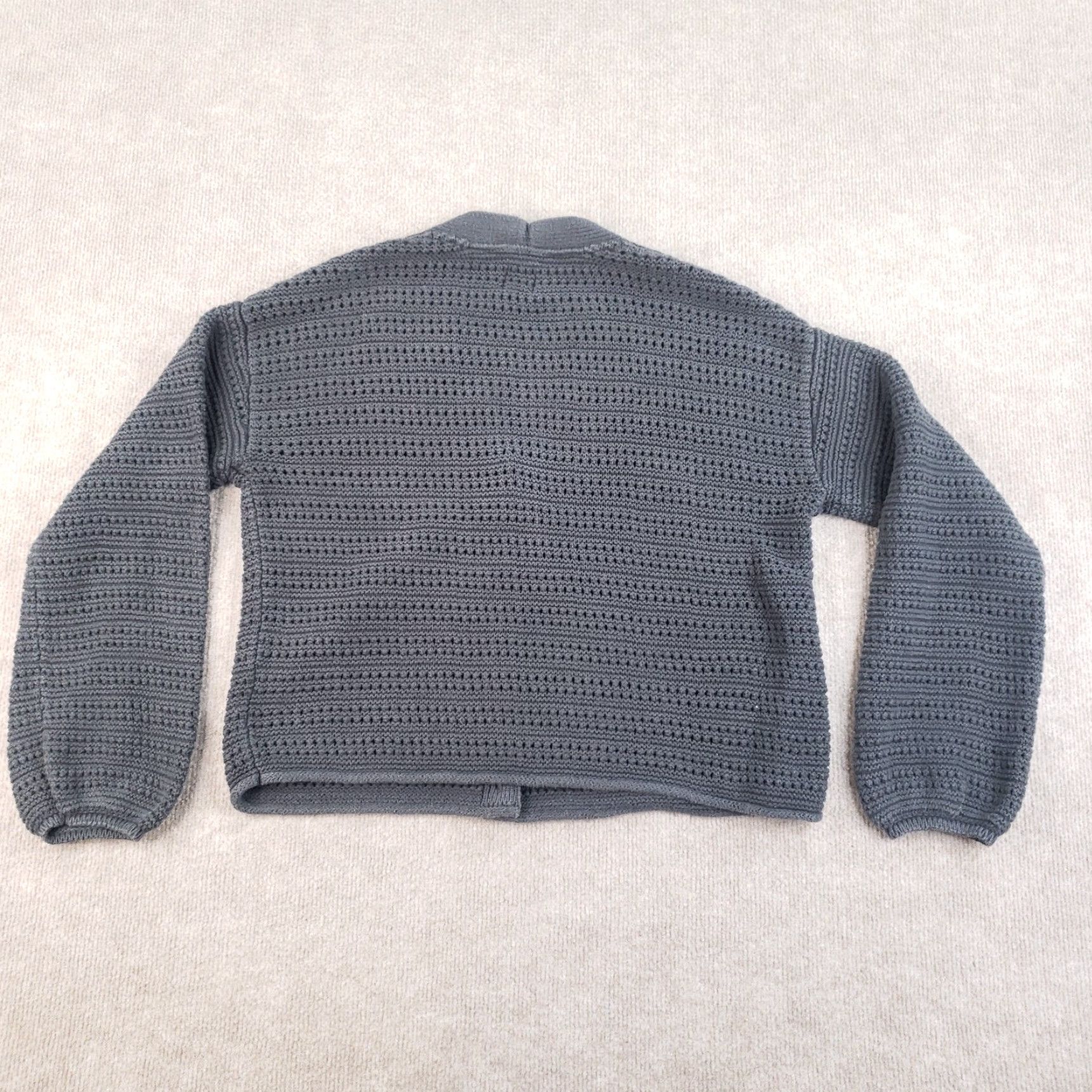 Gap Grace Karin Cardigan Sweater Women’s Medium Blue Knit Button V-Neck Size M / US 6-8 / IT 42-44 - 7 Thumbnail