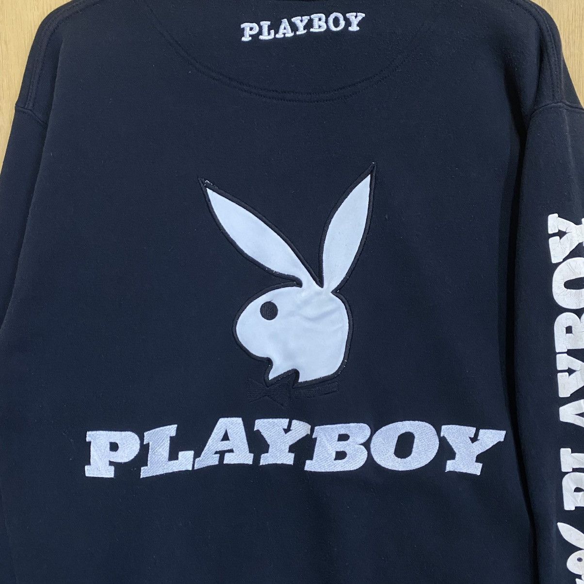 Japanese Brand × Playboy × Vintage Vintage Playboy Big Logo Crewneck Sweatshirt Size US M / EU 48-50 / 2 - 5 Thumbnail