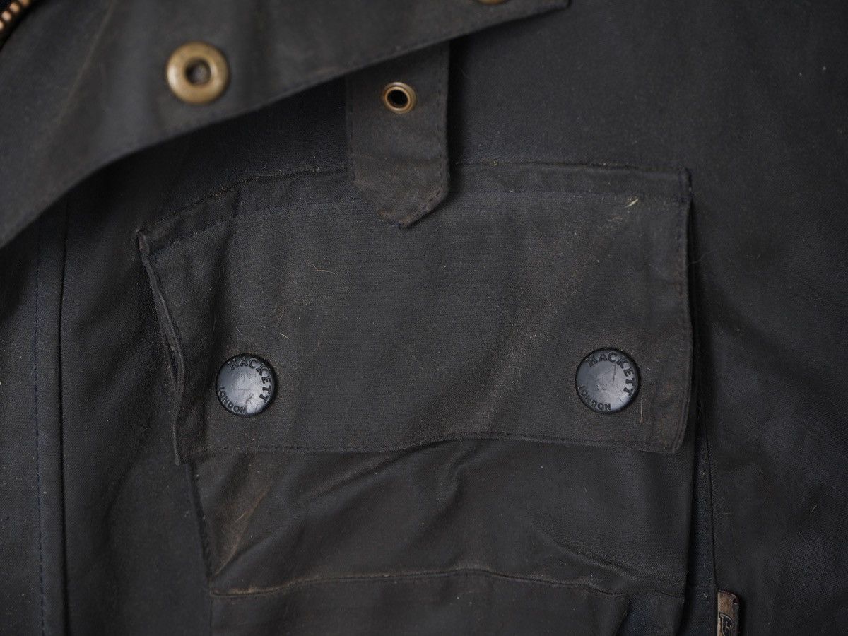 Hackett Hackett London England Wax Jacket Millerain size XXL Size US XXL / EU 58 / 5 - 3 Thumbnail
