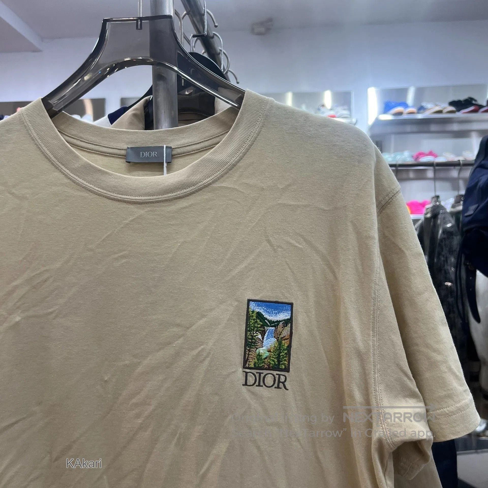 Dior DIOR SS22 Logo Embroidered Round Neck T. Size US S / EU 44-46 / 1 - 2 Thumbnail