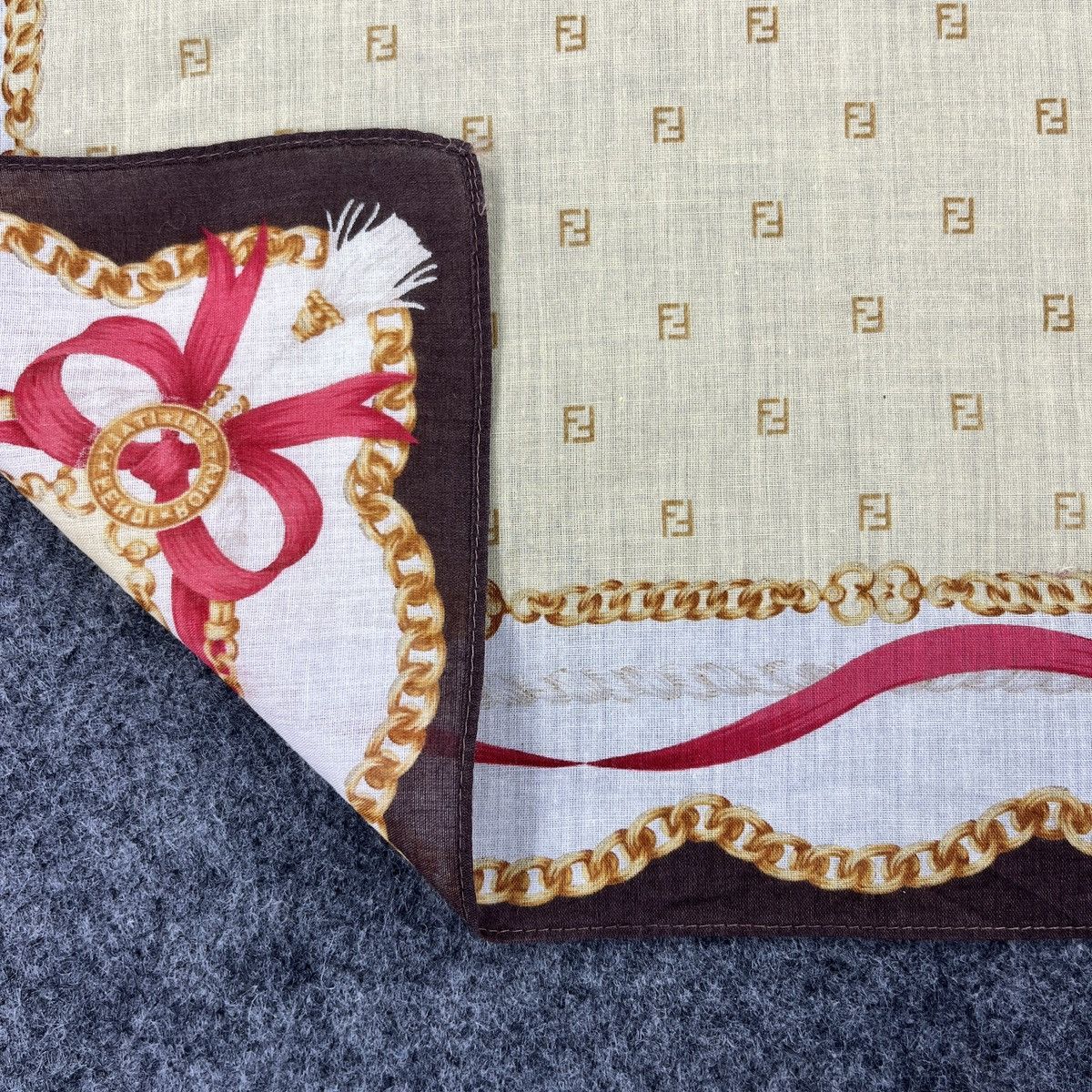 Vintage Vintage Fendi Handkerchief / Bandana / Neckerchief B753 Size ONE SIZE - 5 Thumbnail