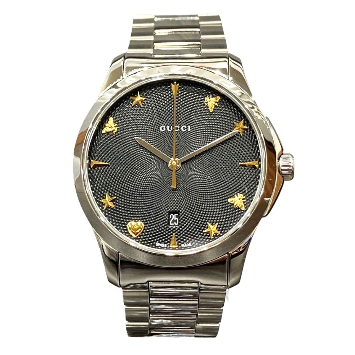Gucci Gucci Gucci G-Timeless Stainless Steel Wristwatch Metal Quartz YA1264029A DUTY FREE for USA Size ONE SIZE - 1 Thumbnail