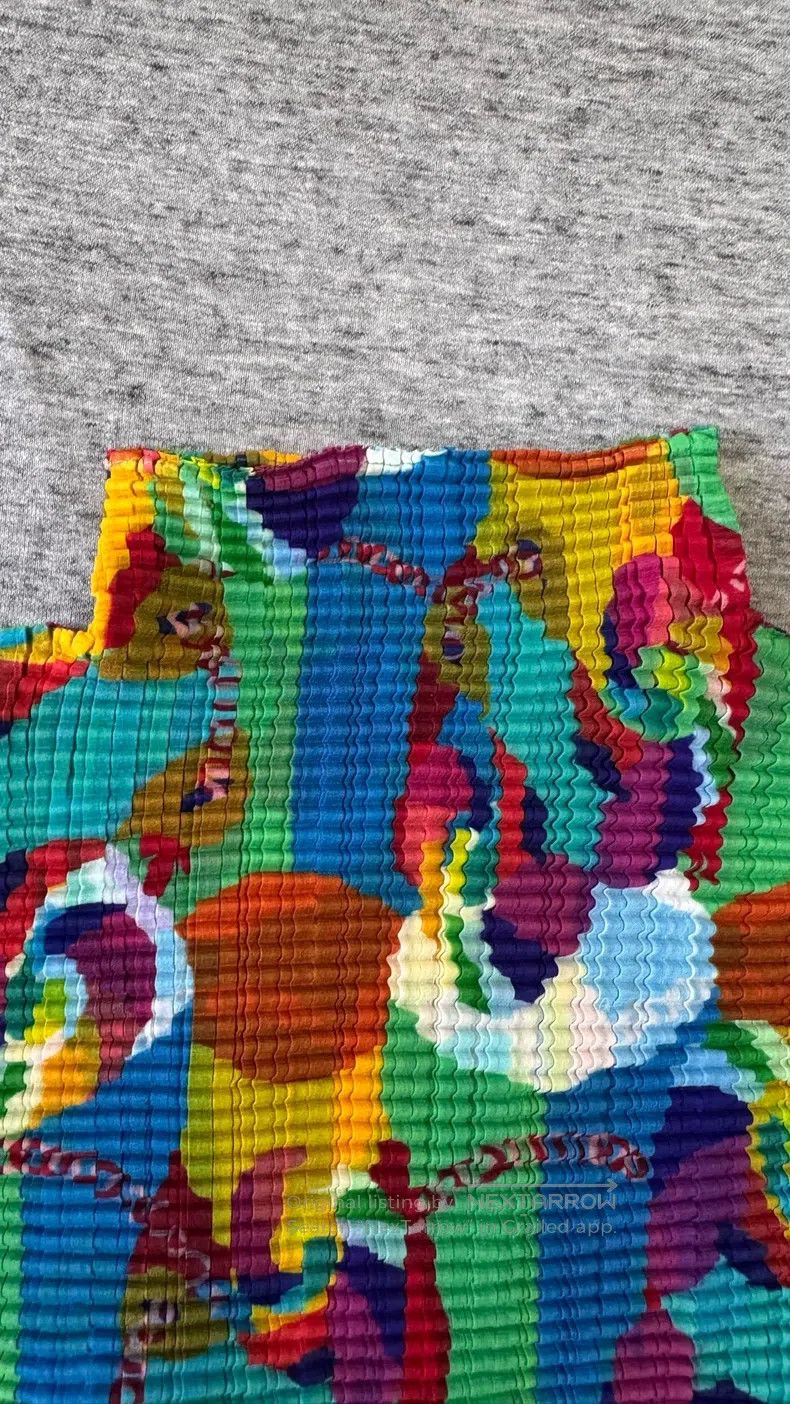Issey Miyake Issey Miyake Colorful Turtleneck Top Size M / US 6-8 / IT 42-44 - 6 Thumbnail