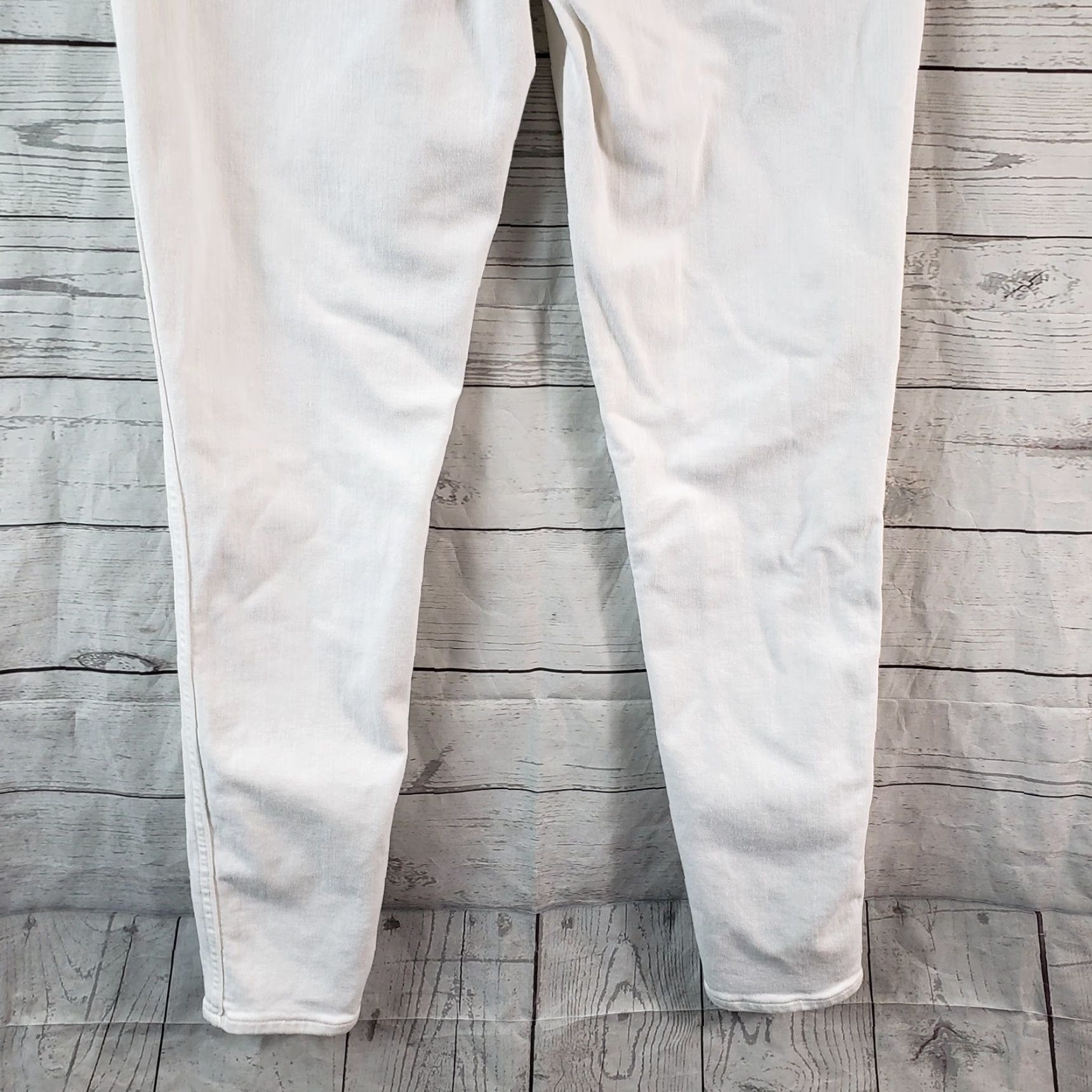 Madewell Madewell Jeans Womens 10" High Rise Skinny 28 White Size 28" / US 6 / IT 42 - 5 Thumbnail
