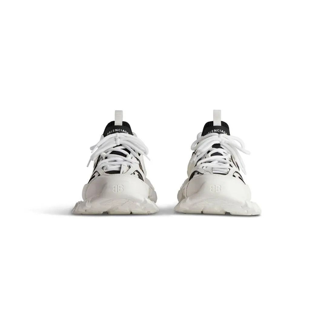 Balenciaga o1in1g0824 Track Sock Sneaker in White/Black Size US 13 / EU 46 - 3 Thumbnail