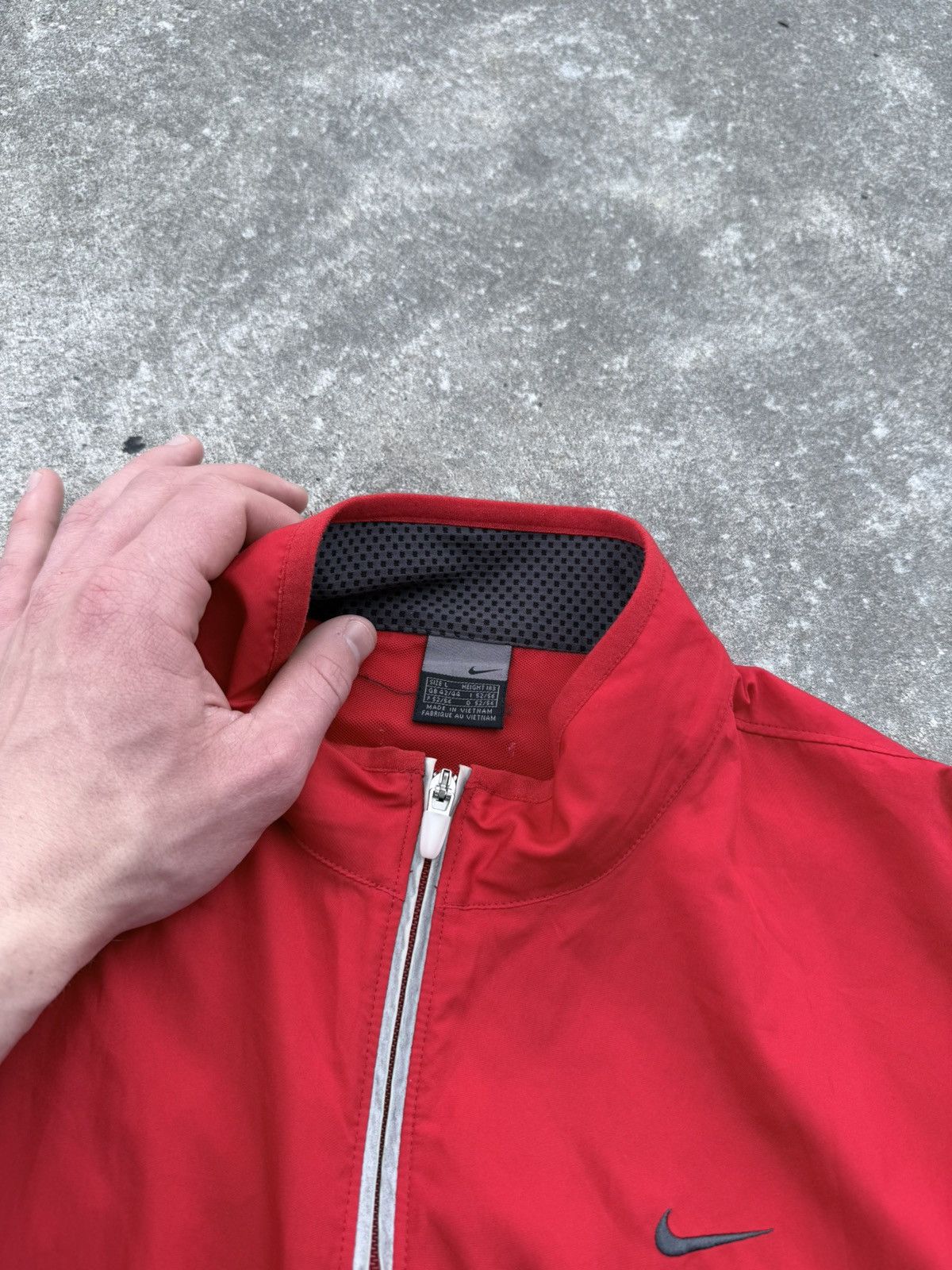 Other Vintage Nike y2k avantgarde streetwear track nylon jacket Size US L / EU 52-54 / 3 - 8 Thumbnail