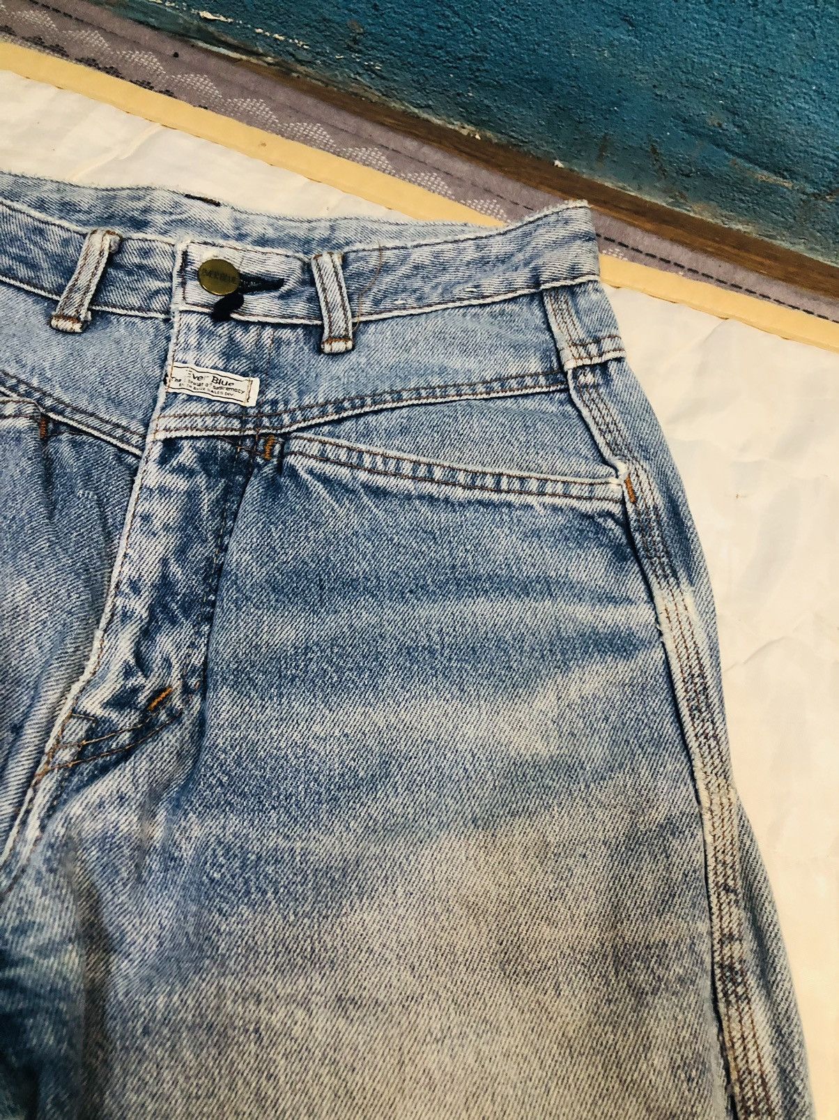 Japanese Brand Ever Blue Jeans (10) Size US 27 - 6 Thumbnail