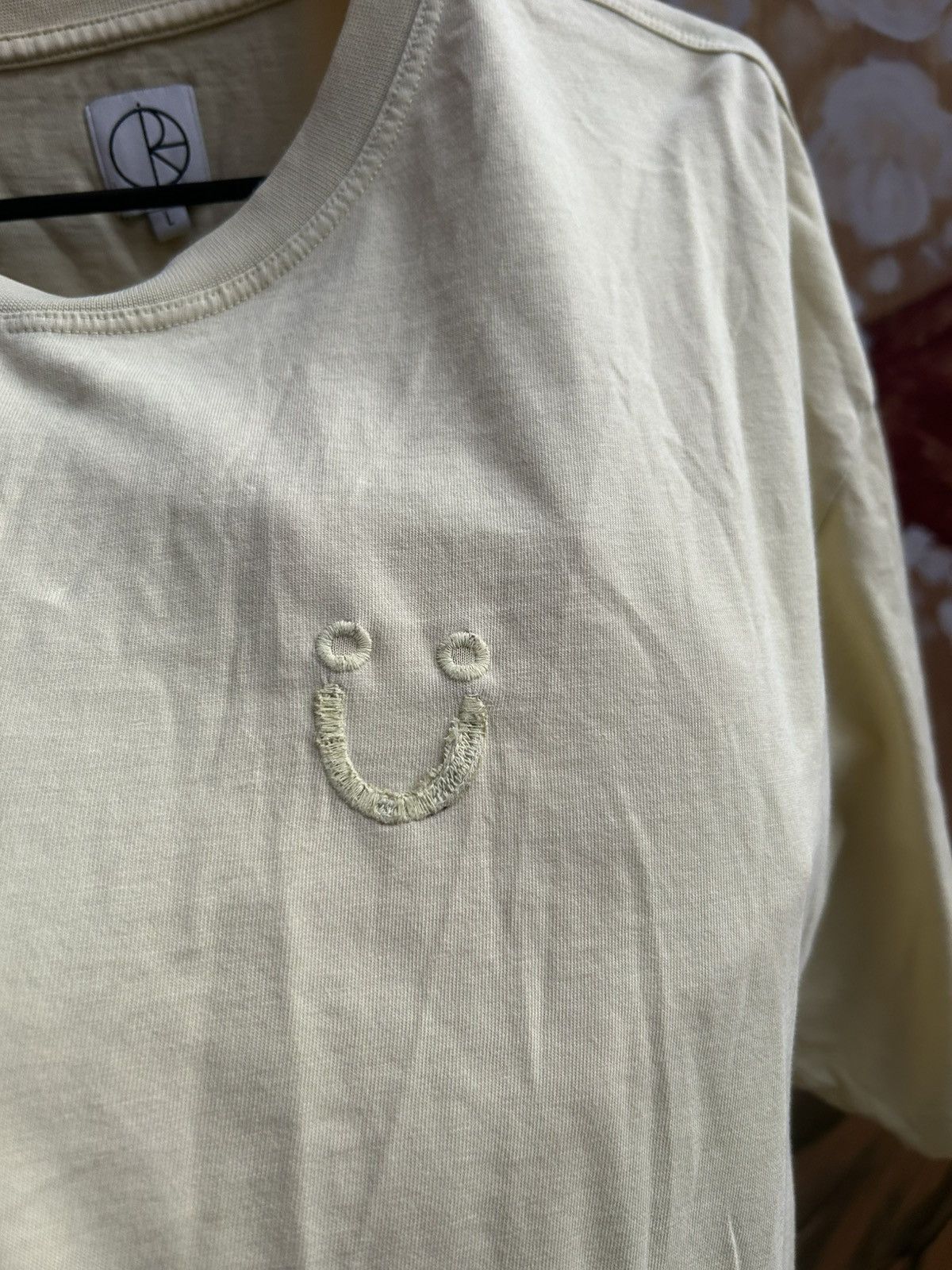 Polar Skate Co. Polar Skate Co Happy Sad Chest Logo Yellow Tee Size L Size US L / EU 52-54 / 3 - 4 Thumbnail