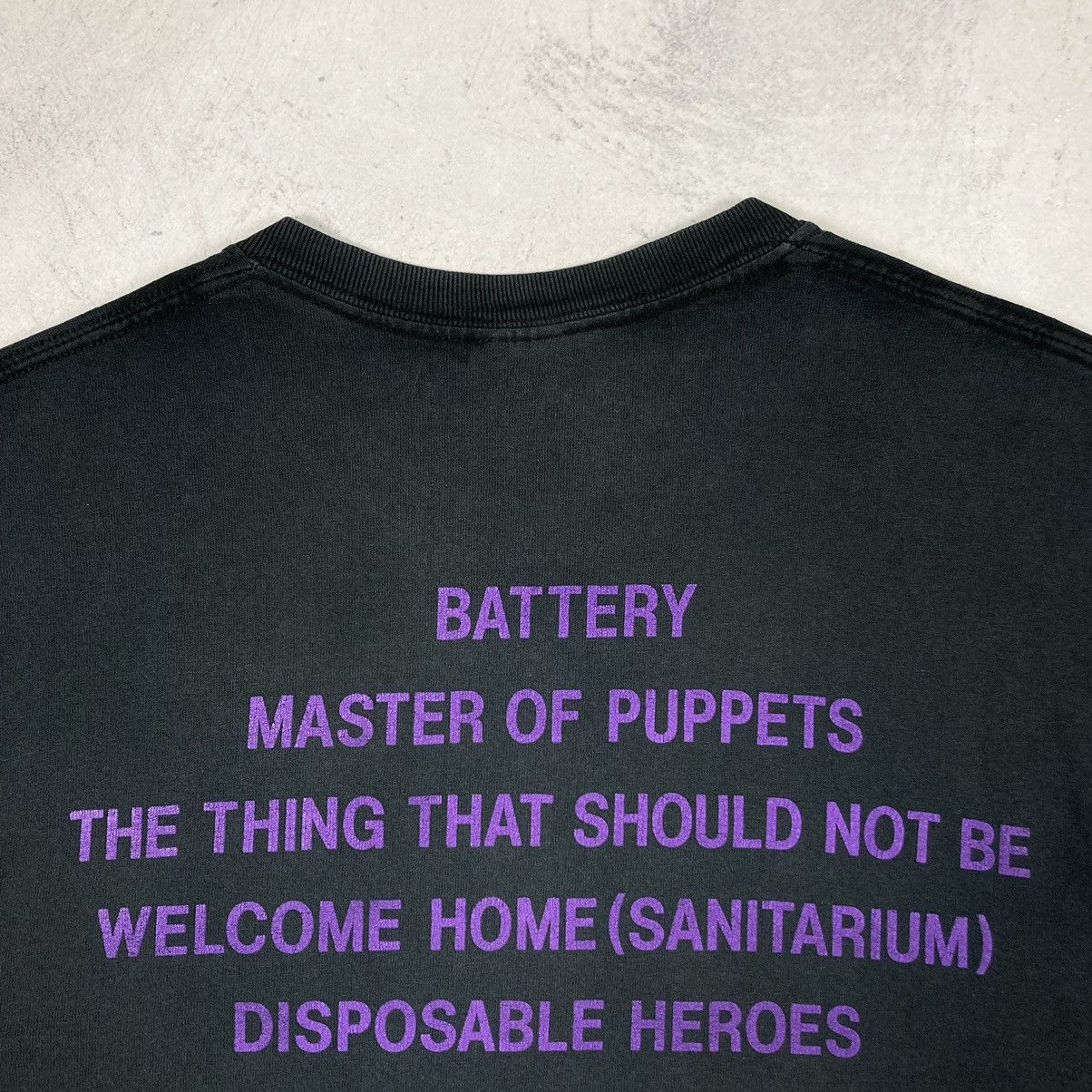 Band Tees Vintage Metallica Master of Puppets tour rock band tee 90’s Size US S / EU 44-46 / 1 - 16 Thumbnail