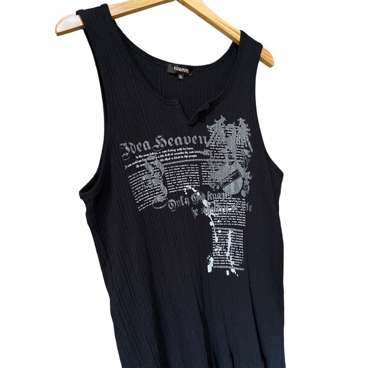 Japanese Brand × Yasuyuki Ishii Japanese-Y2K Grunge Poem Pleated Tank Top Size US M / EU 48-50 / 2 - 4 Thumbnail