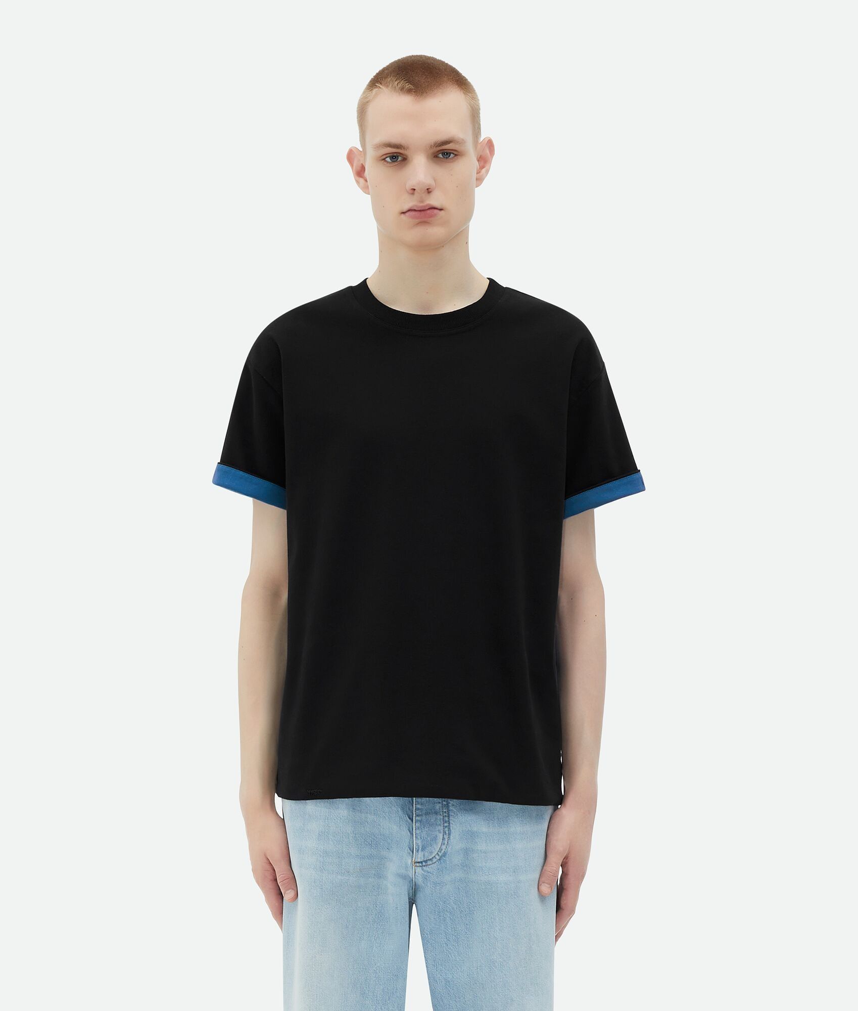 Bottega Veneta o1bcso1str0225 Double Layer Relaxed Cotton T-Shirt Size US S / EU 44-46 / 1 - 1 Thumbnail